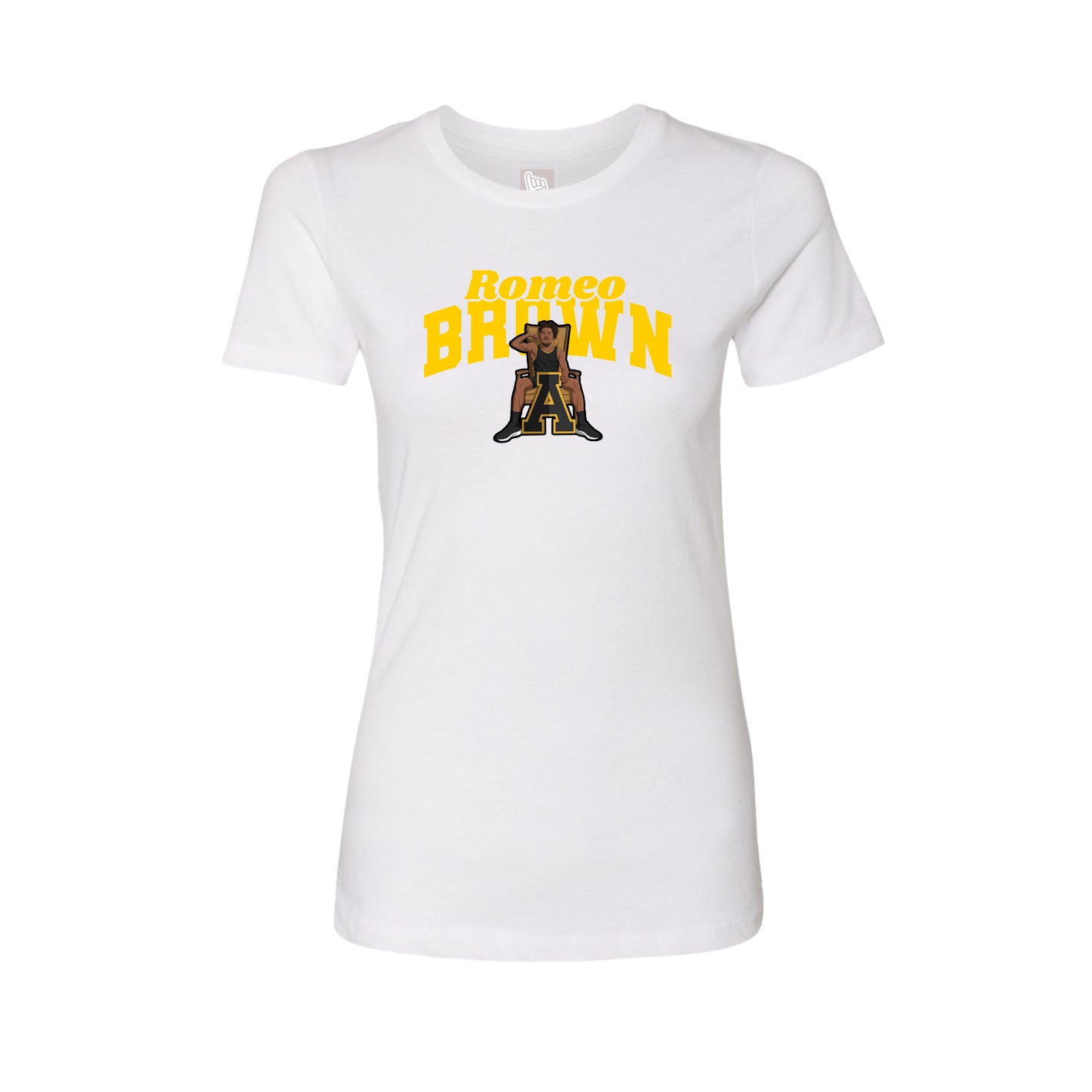Womens Tee — Signature Arch in White