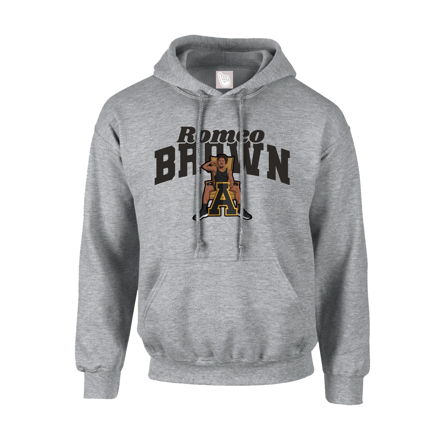 Hoodie — Signature Arch in Grey