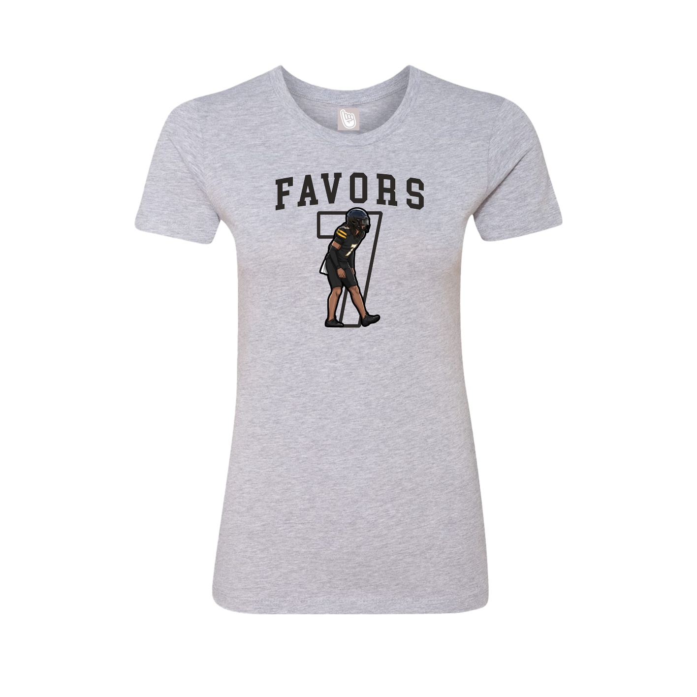 Fitted Women's Tee — Shirsey in Grey