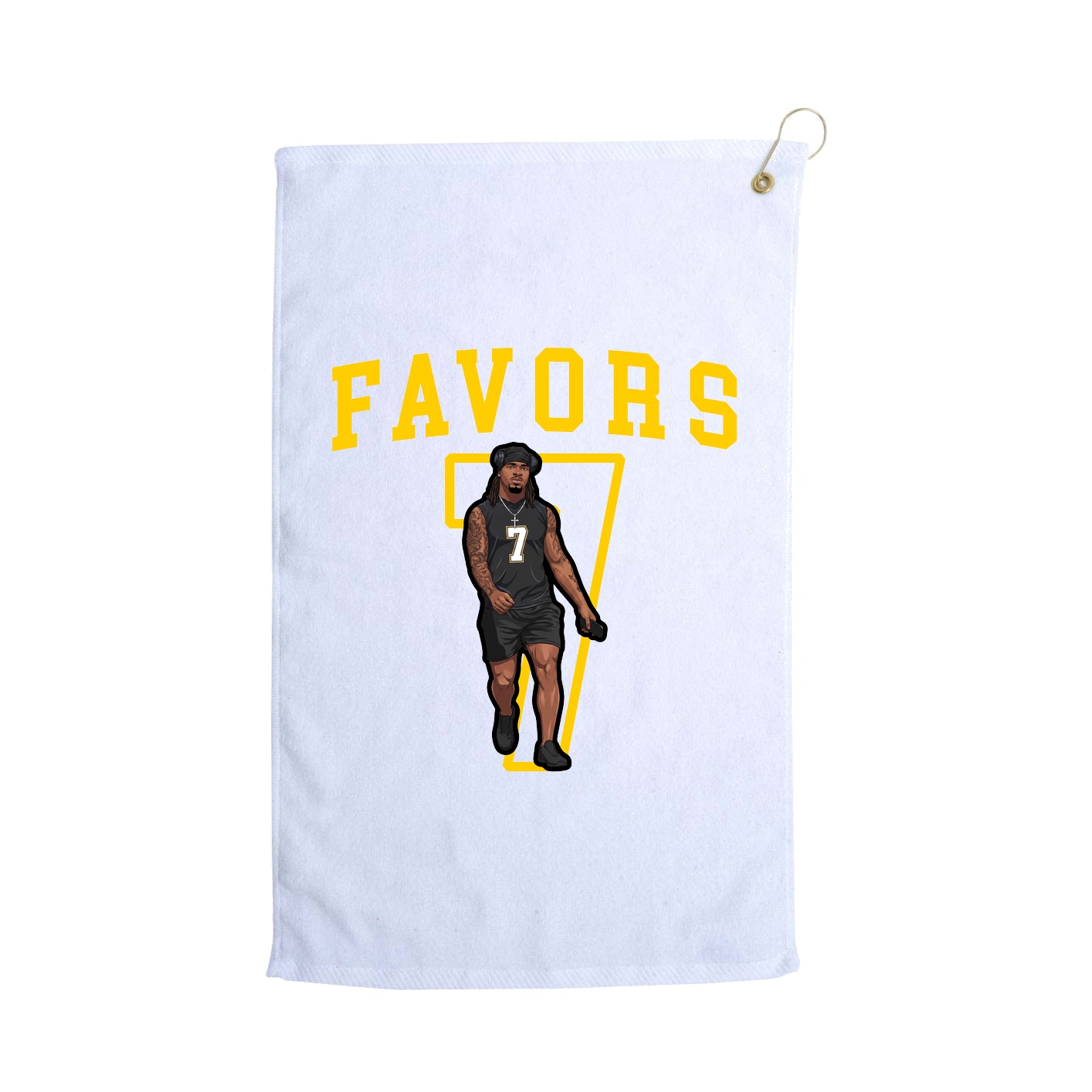 Golf Towel — Shirsey in White