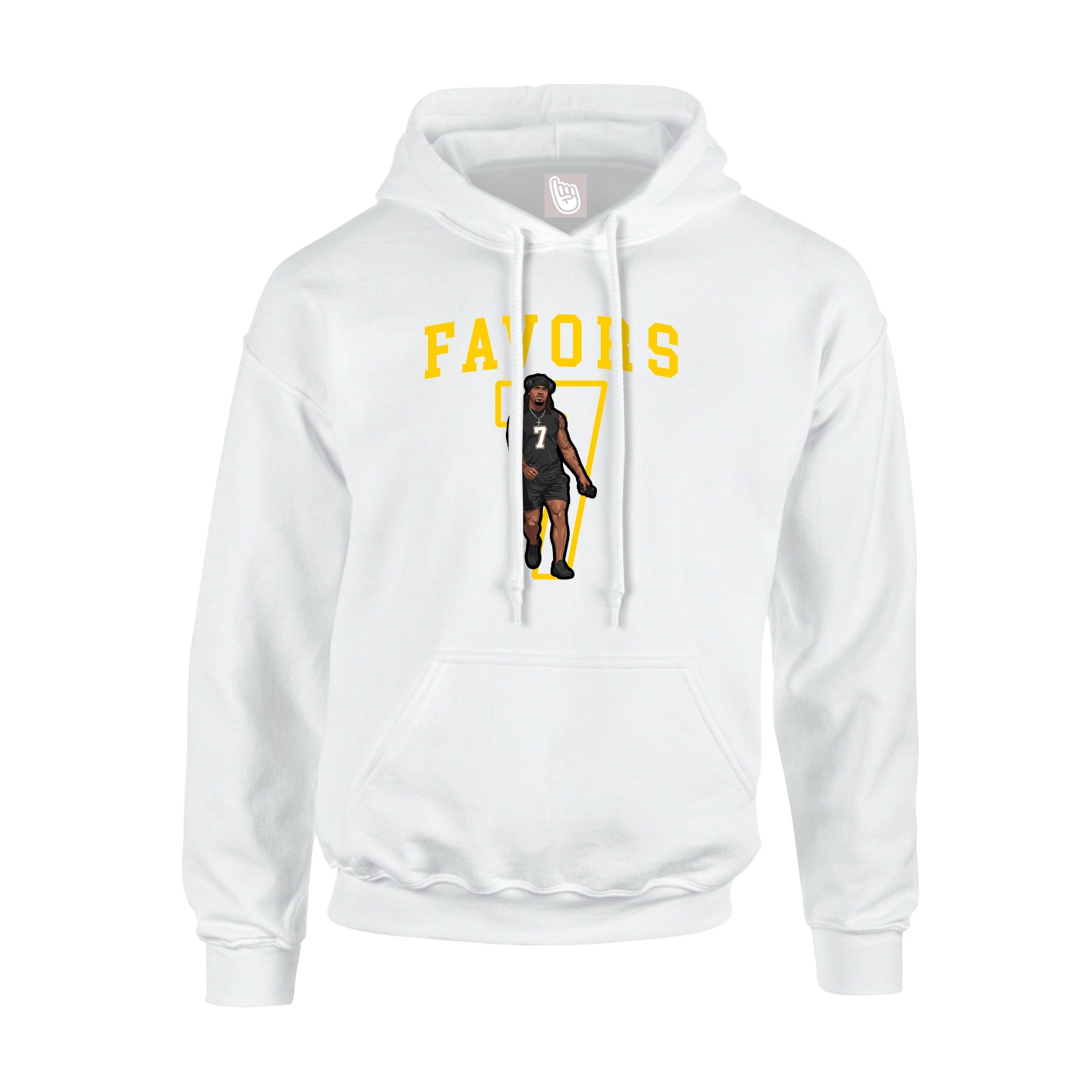 Hoodie — Shirsey in White