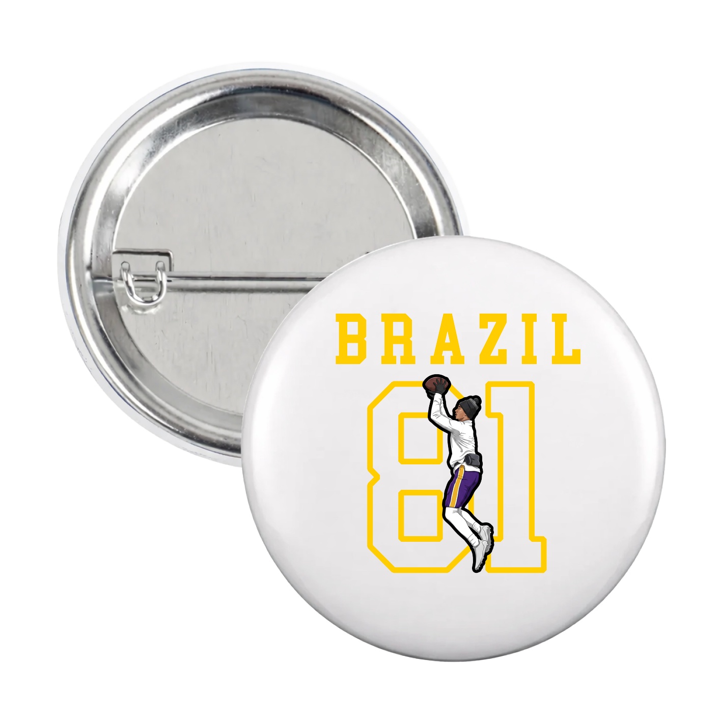 Game Day Button — Shirsey in White