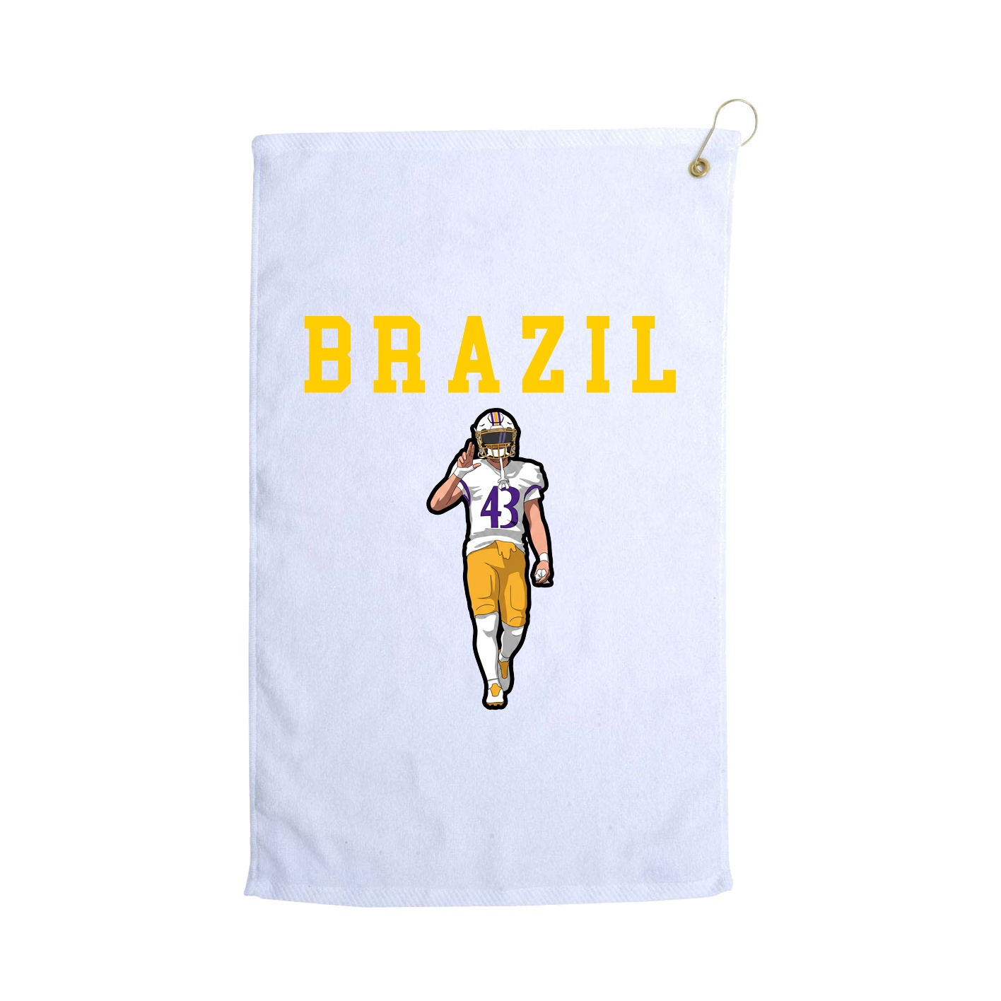 Golf Towel — Shirsey in White