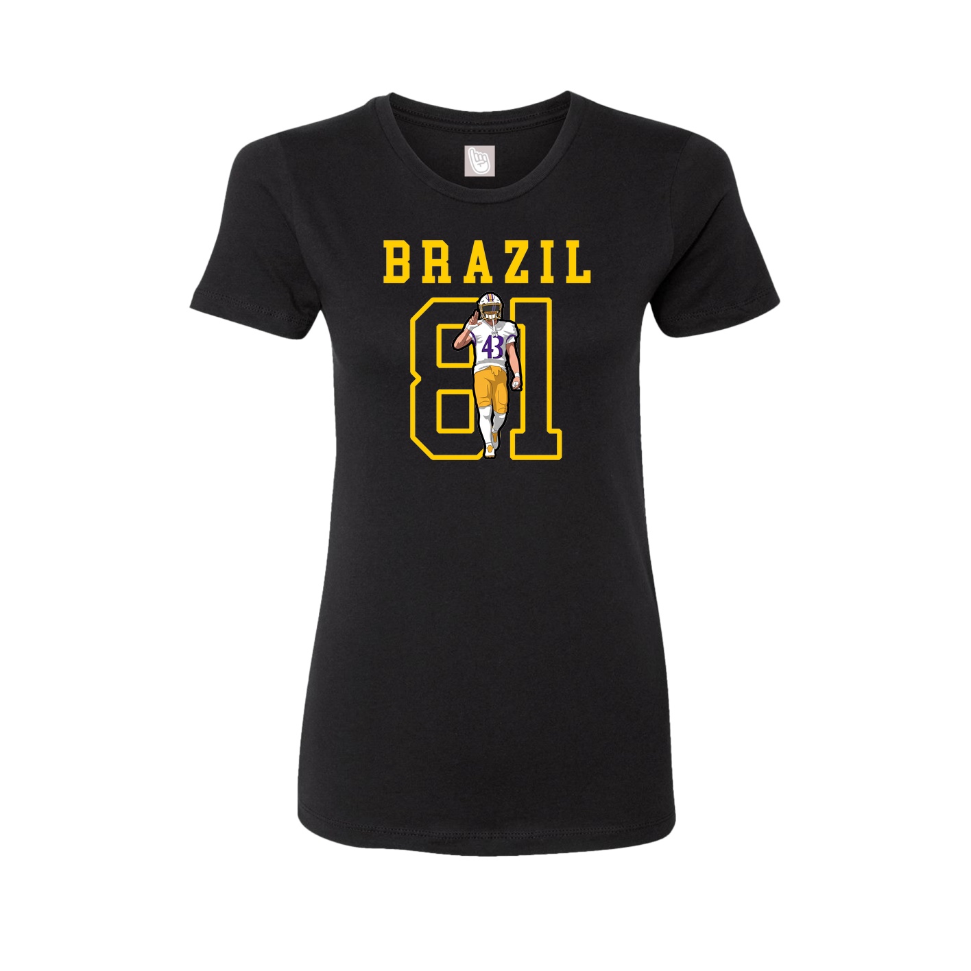 Fitted Women's Tee — Shirsey in Black