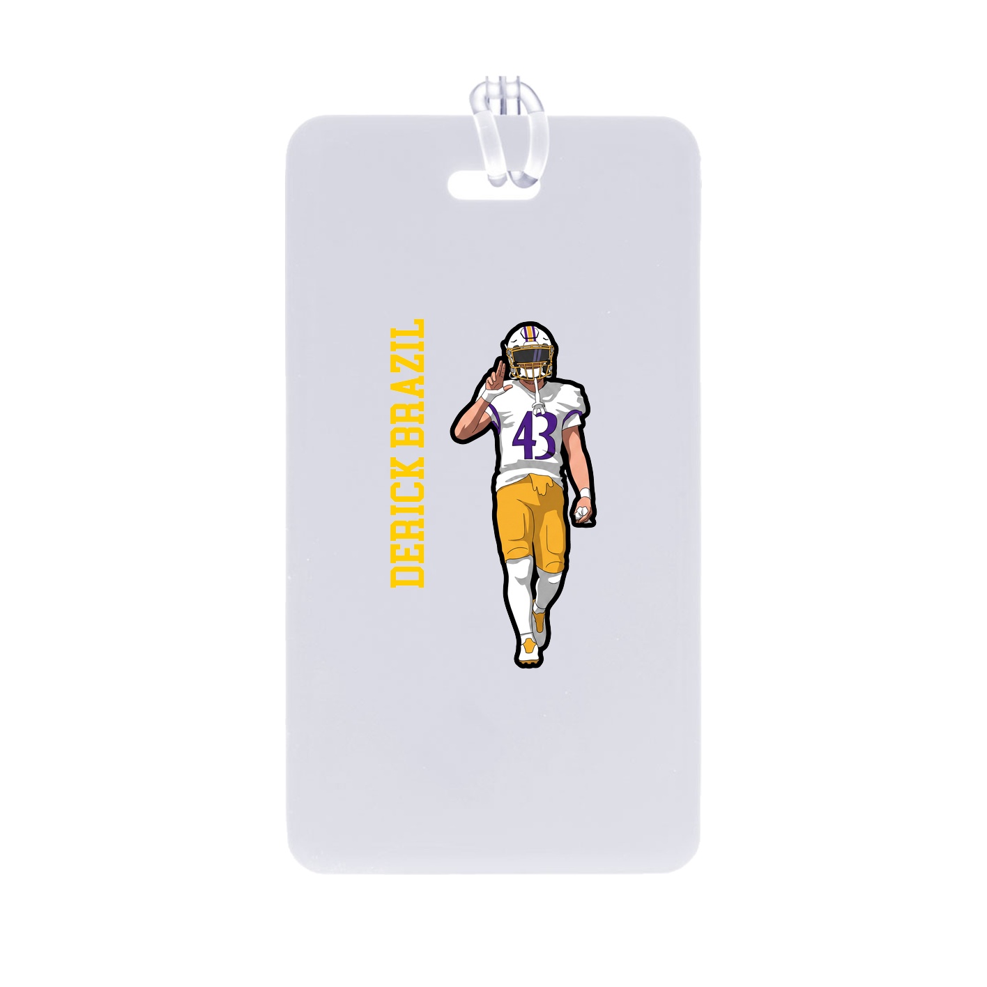 Bag Tag — Name Vertical in Classic