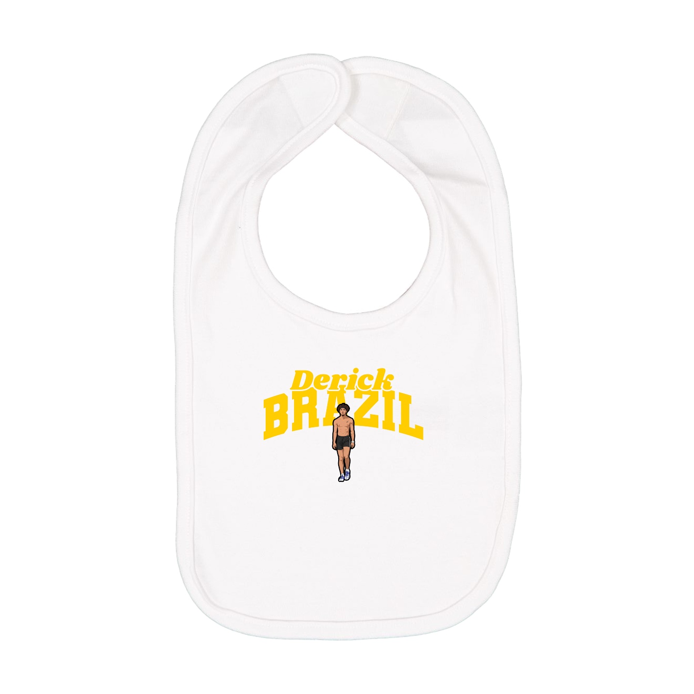 Infant Bib — Signature Arch in White