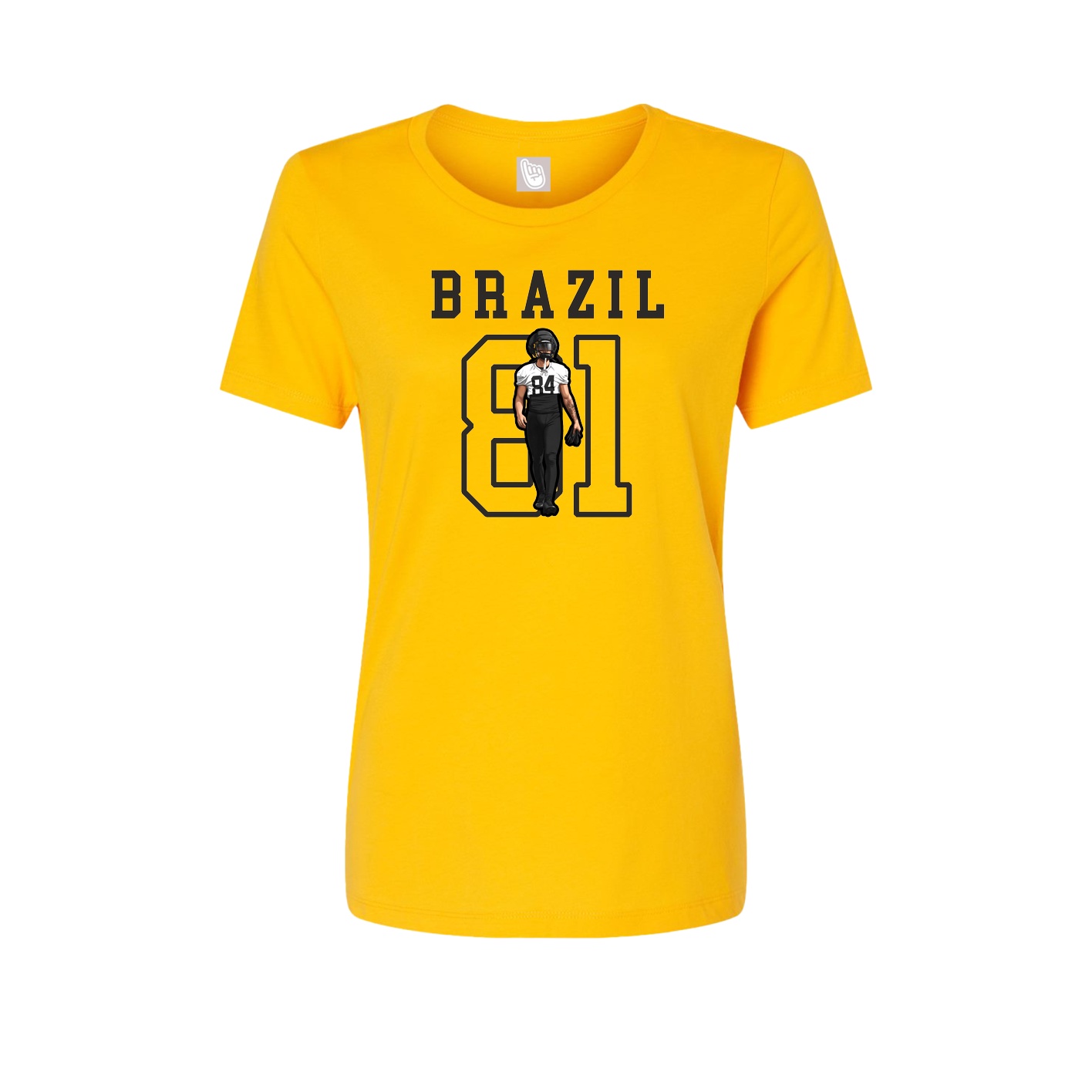 Fitted Women's Tee — Shirsey in Gold