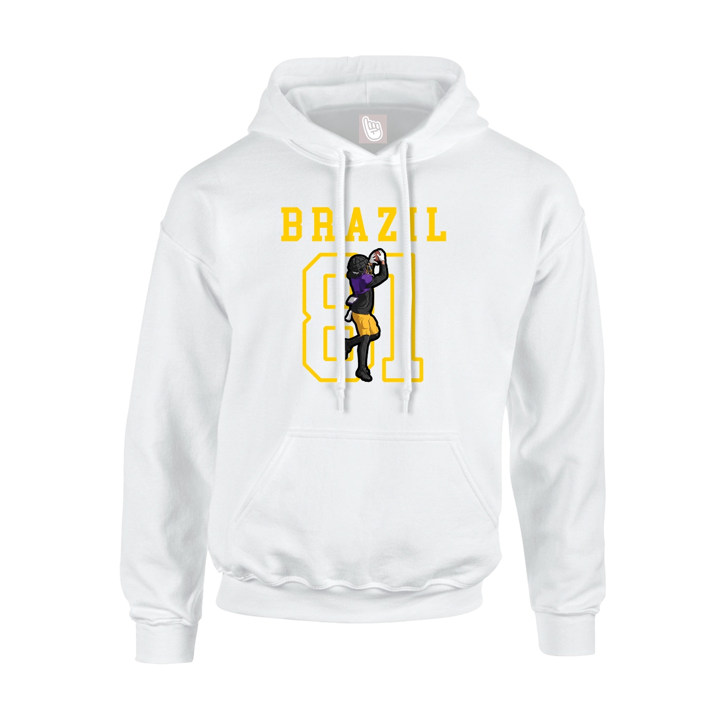 Hoodie — Shirsey in White