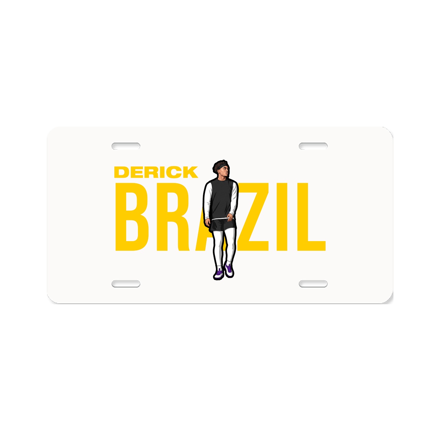 License Plate — Player Name in Classic