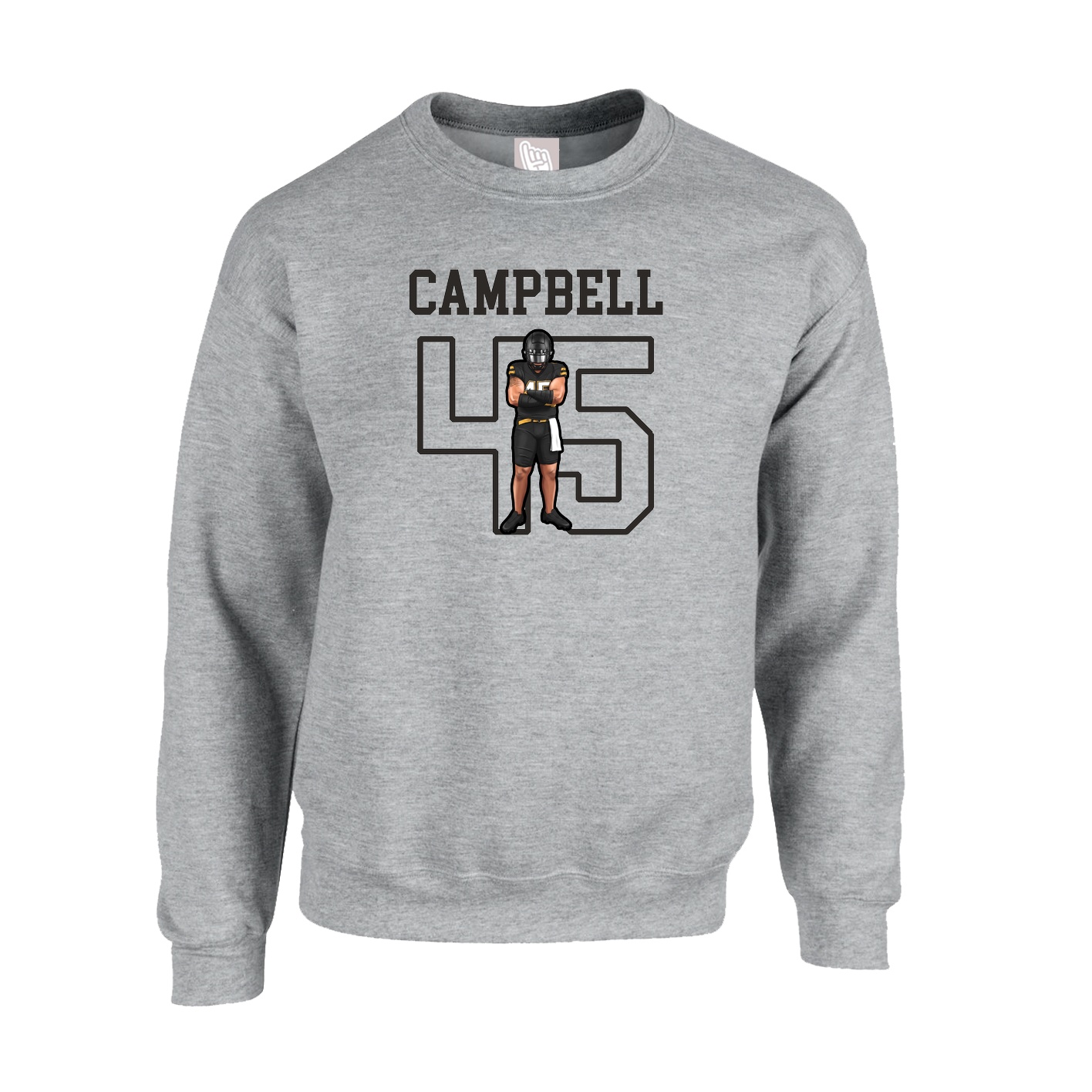 Fleece Crew — Shirsey in Grey