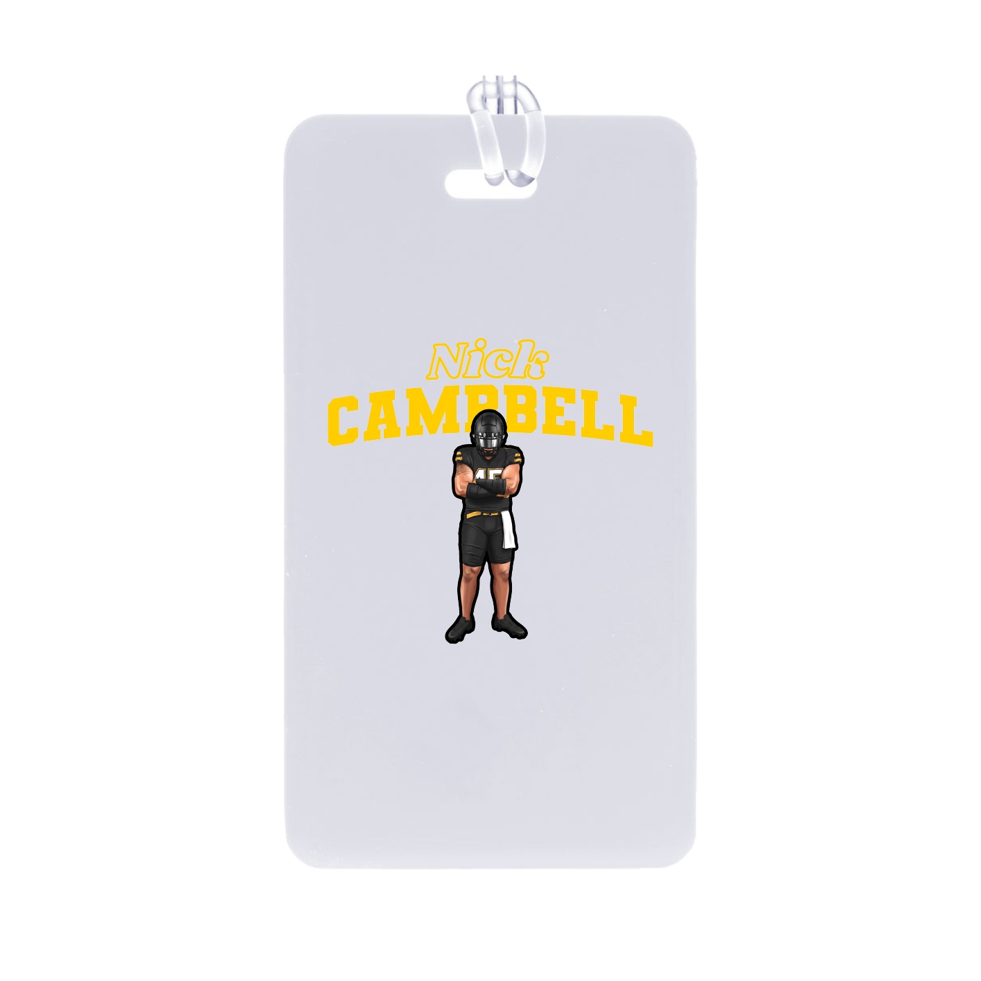 Bag Tag — Name Arch in Classic
