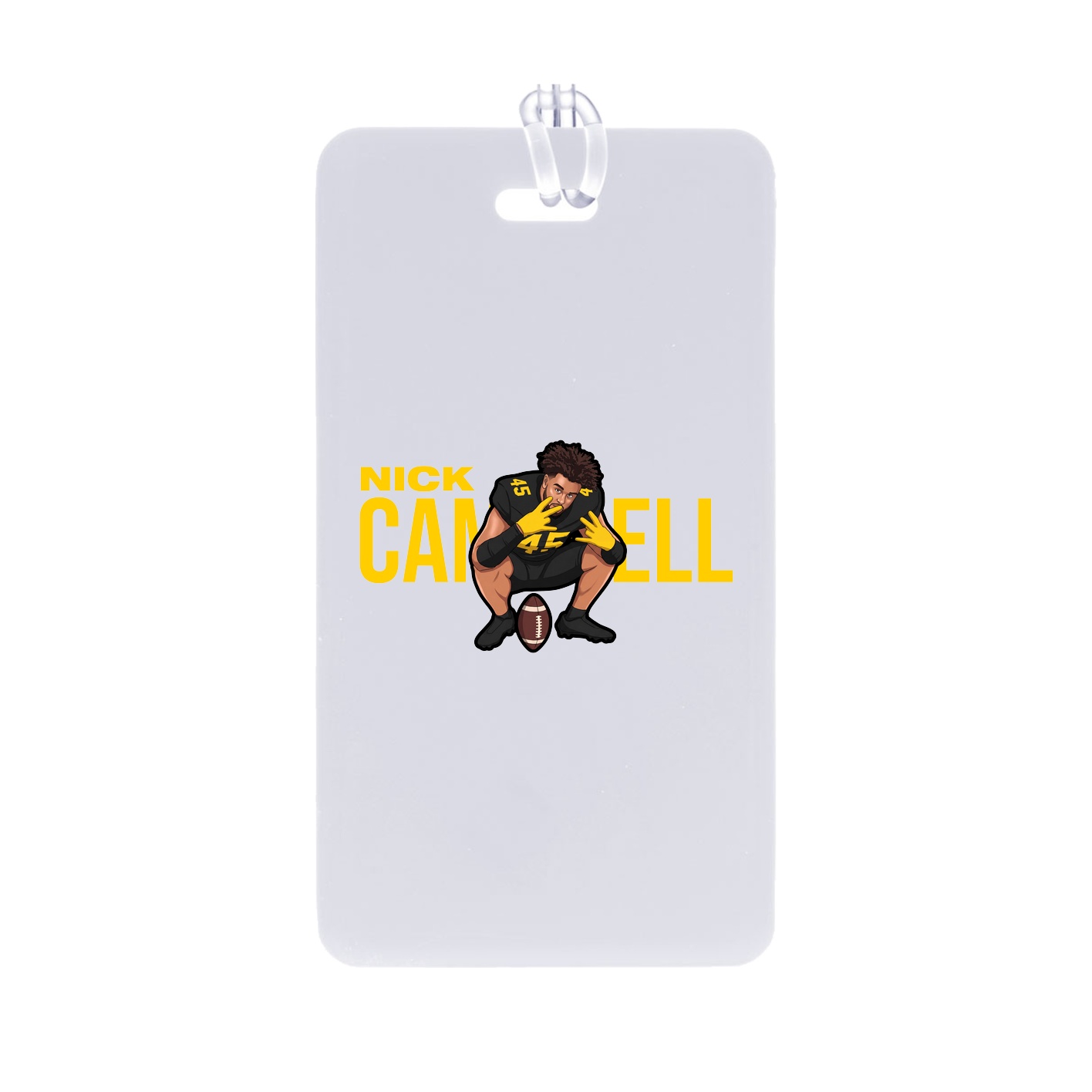 Bag Tag — Player Name in Classic