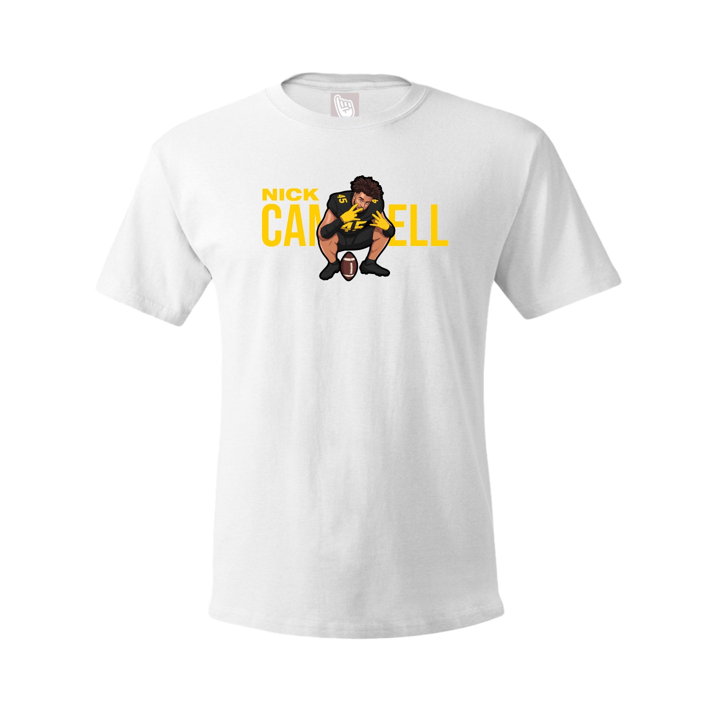 Tee — Player Name in White