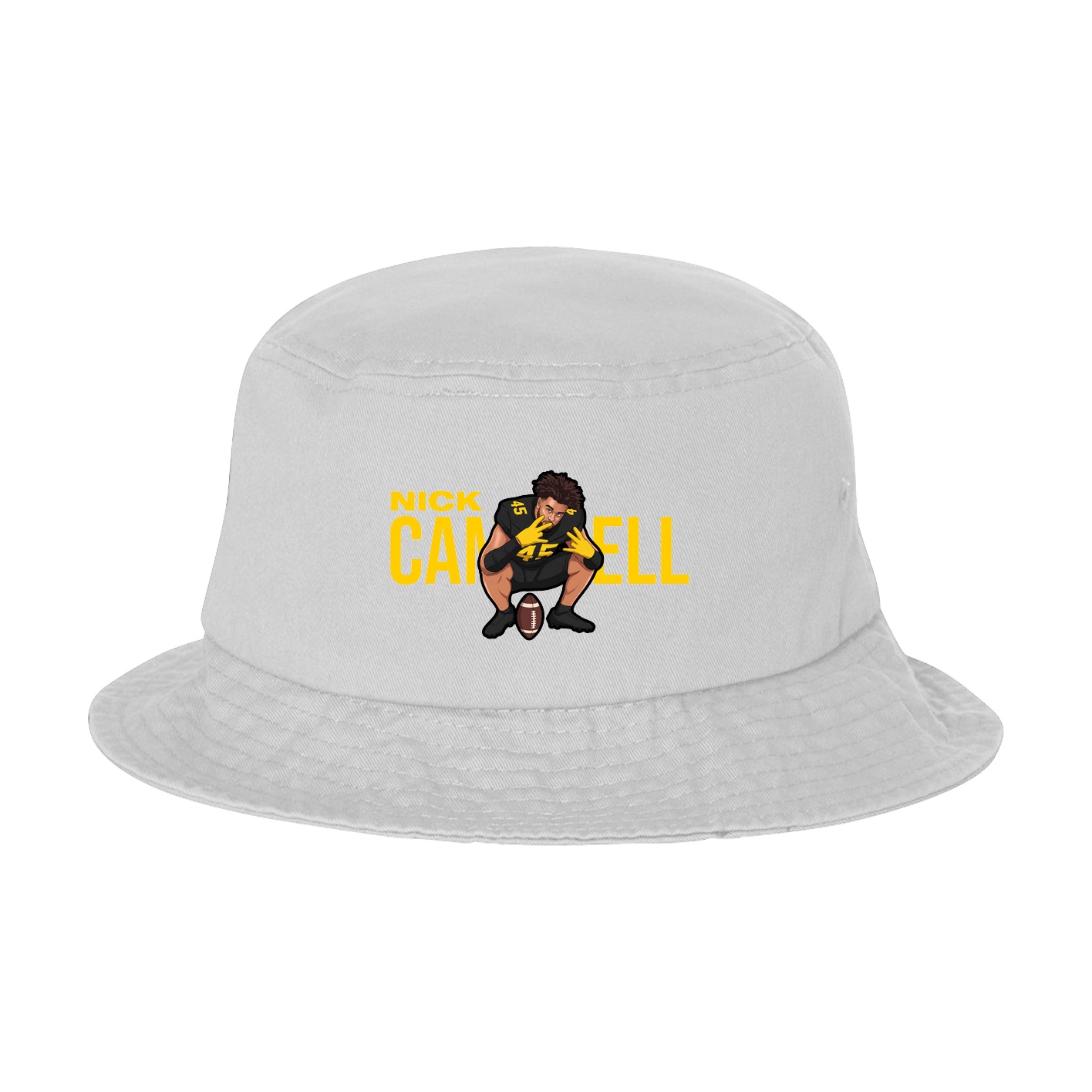 Bucket Cap — Player Name in White