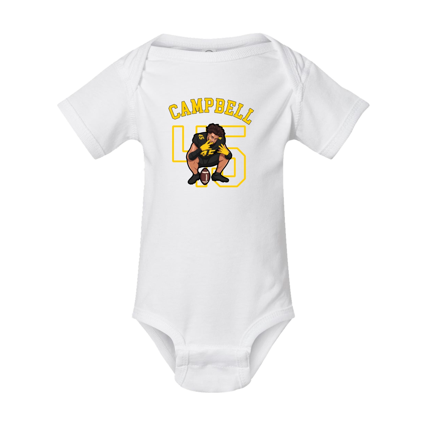 Baby Onesie — Shirsey Arch in White