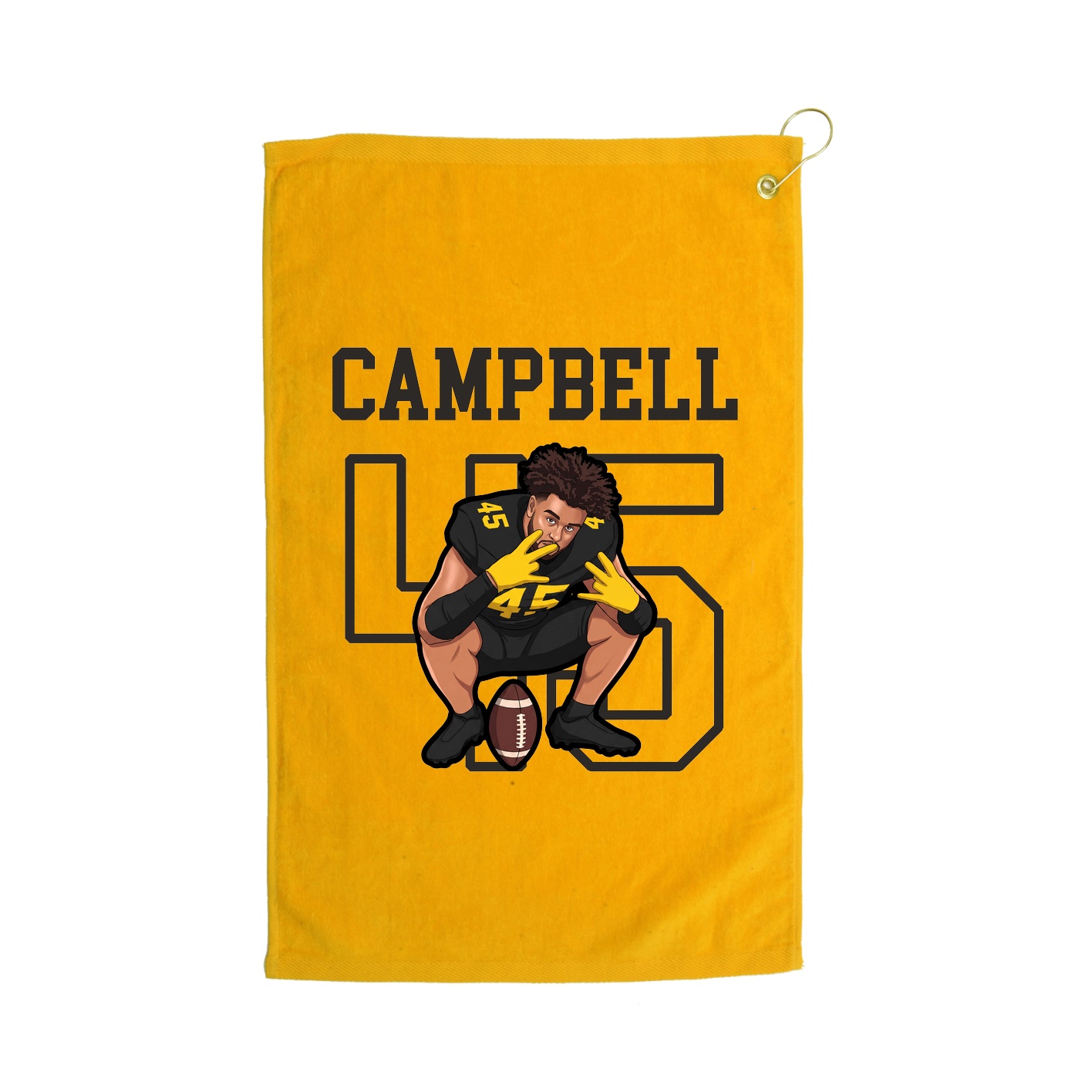 Golf Towel — Shirsey in Gold