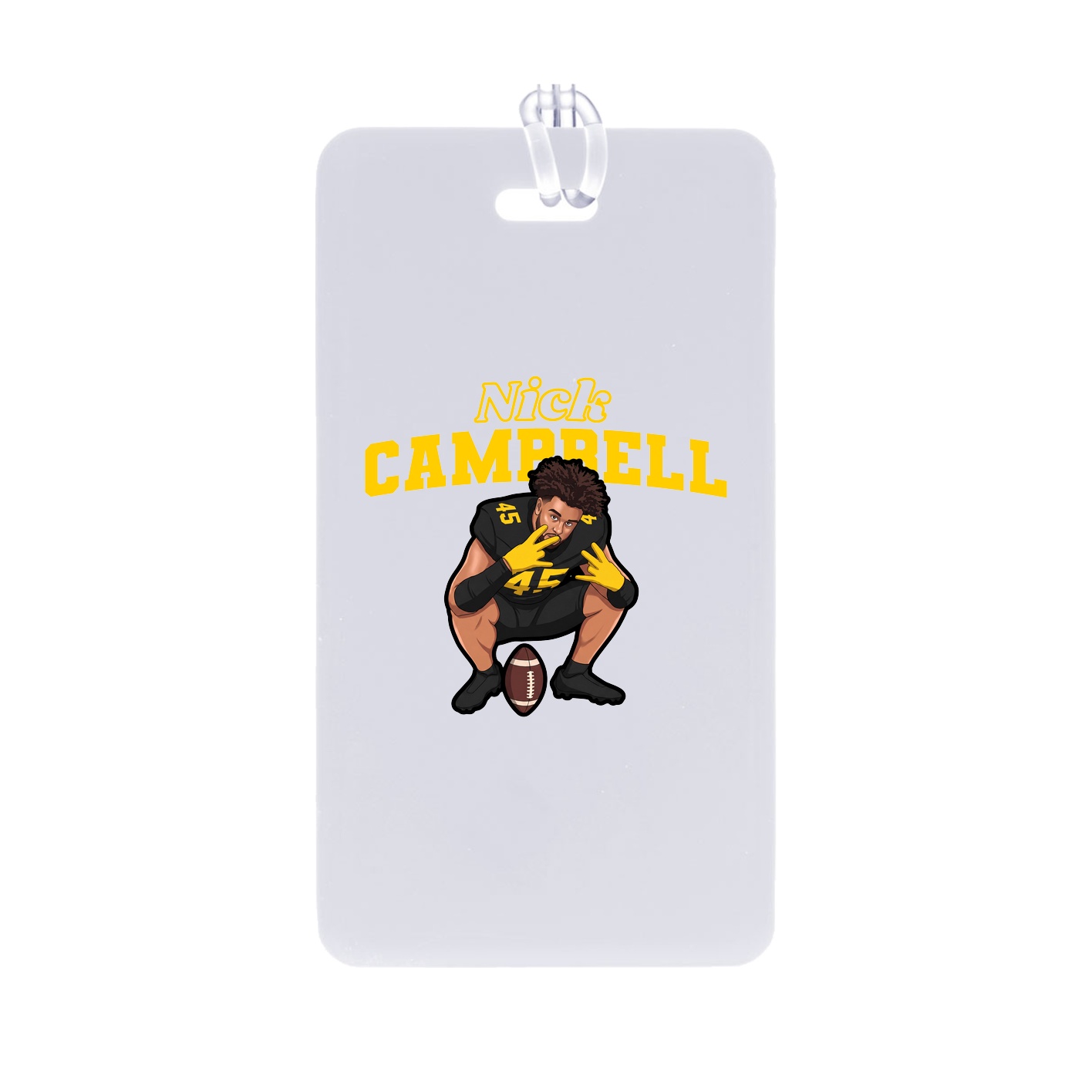 Bag Tag — Name Arch in Classic