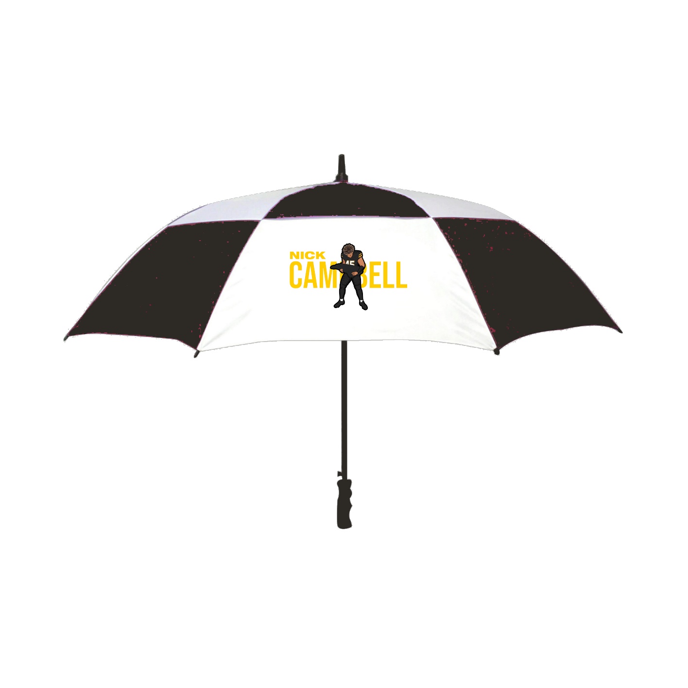 Golf Umbrella — Player Name in Black