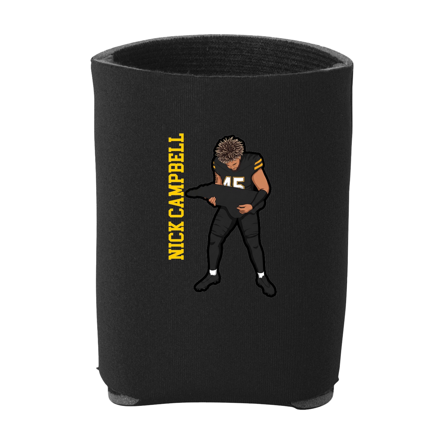 Can Holder — Name Vertical in Black