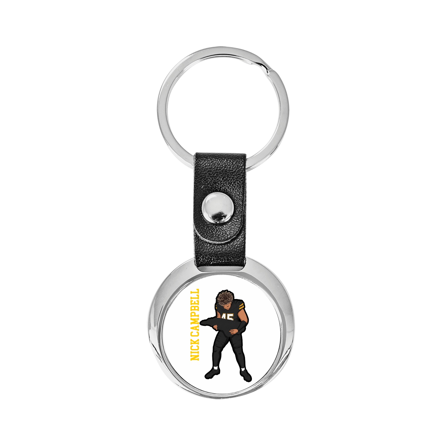Key Chain — Name Vertical in Classic