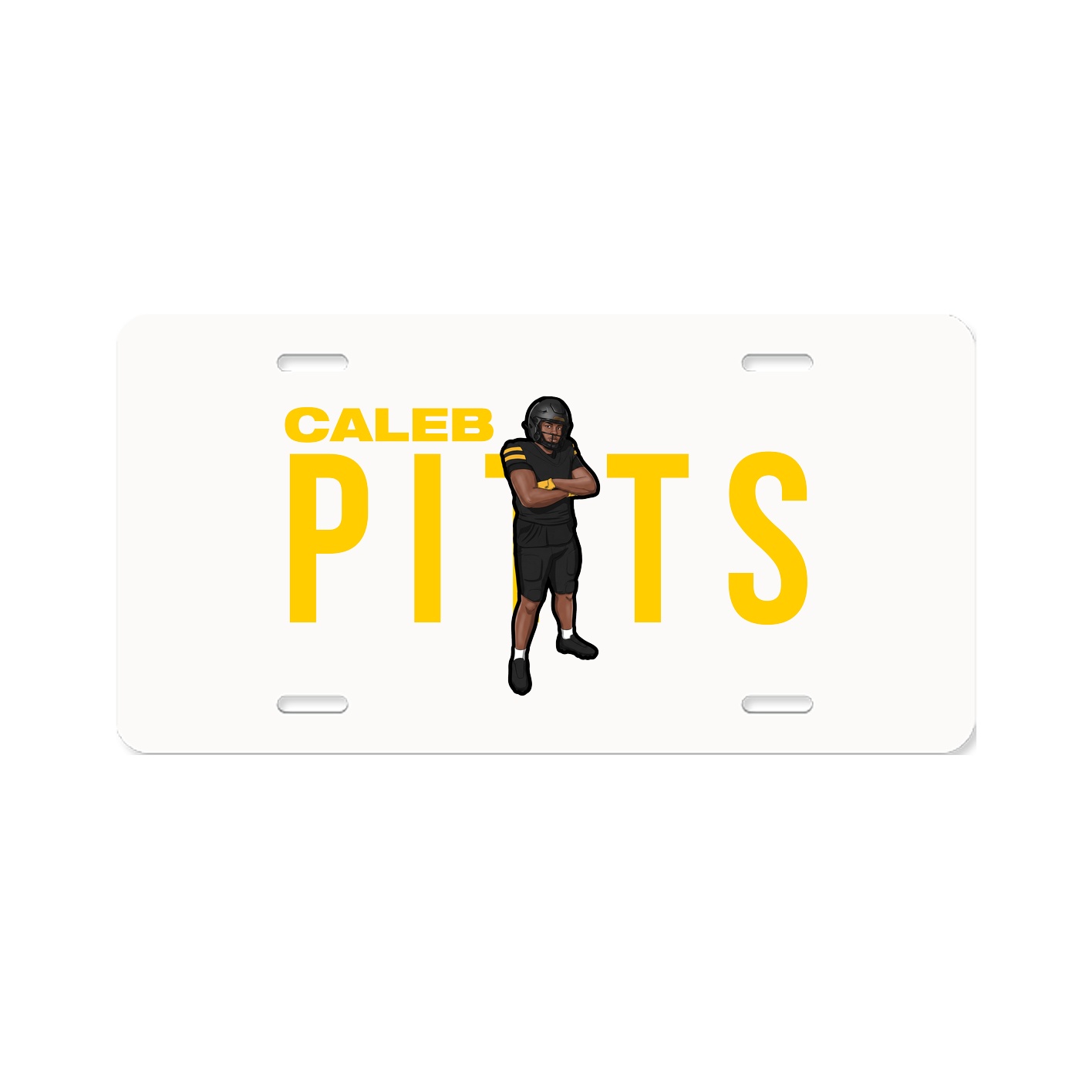 License Plate — Player Name in Classic