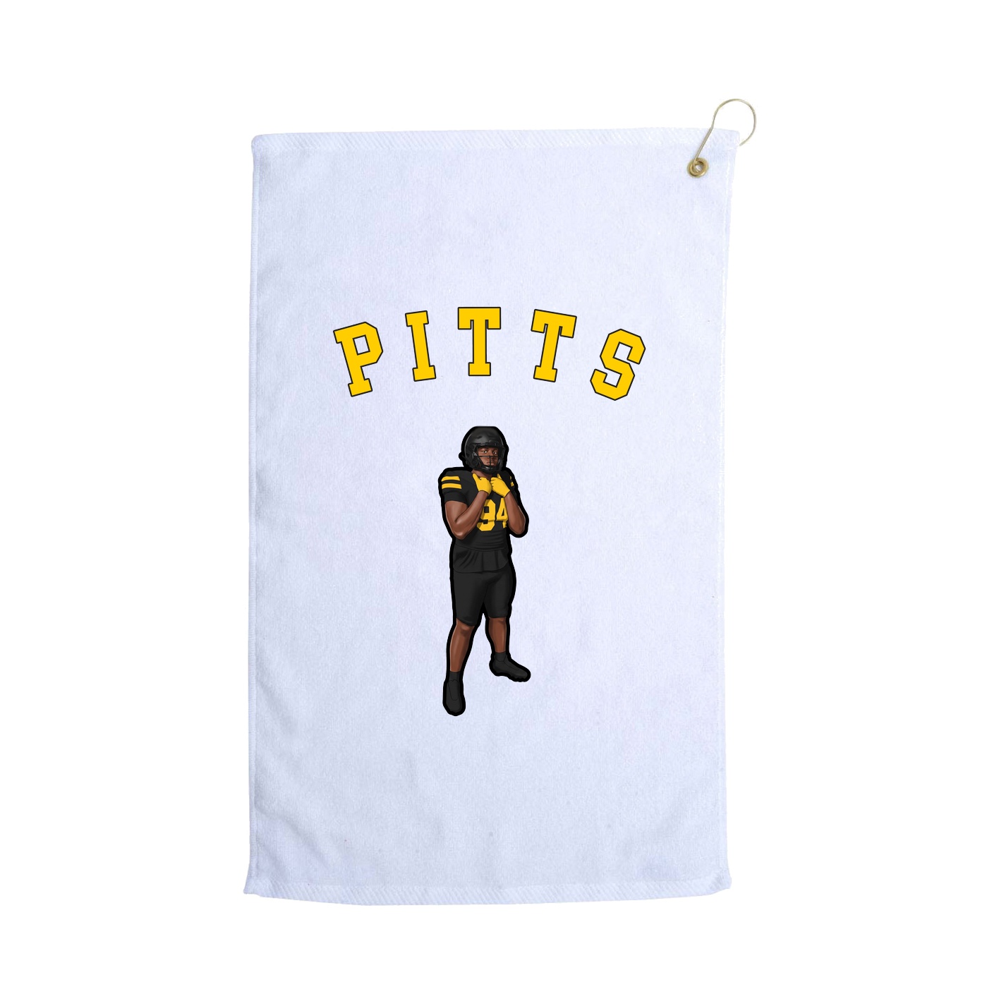Golf Towel — Shirsey Arch in White