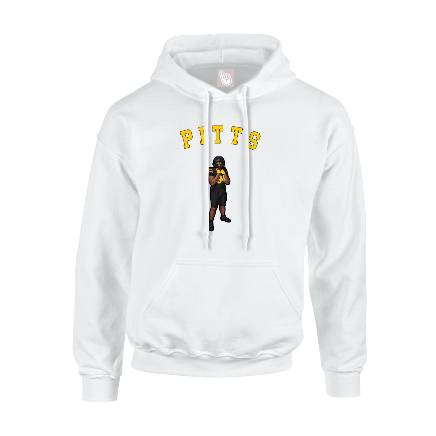 Hoodie — Shirsey Arch in White