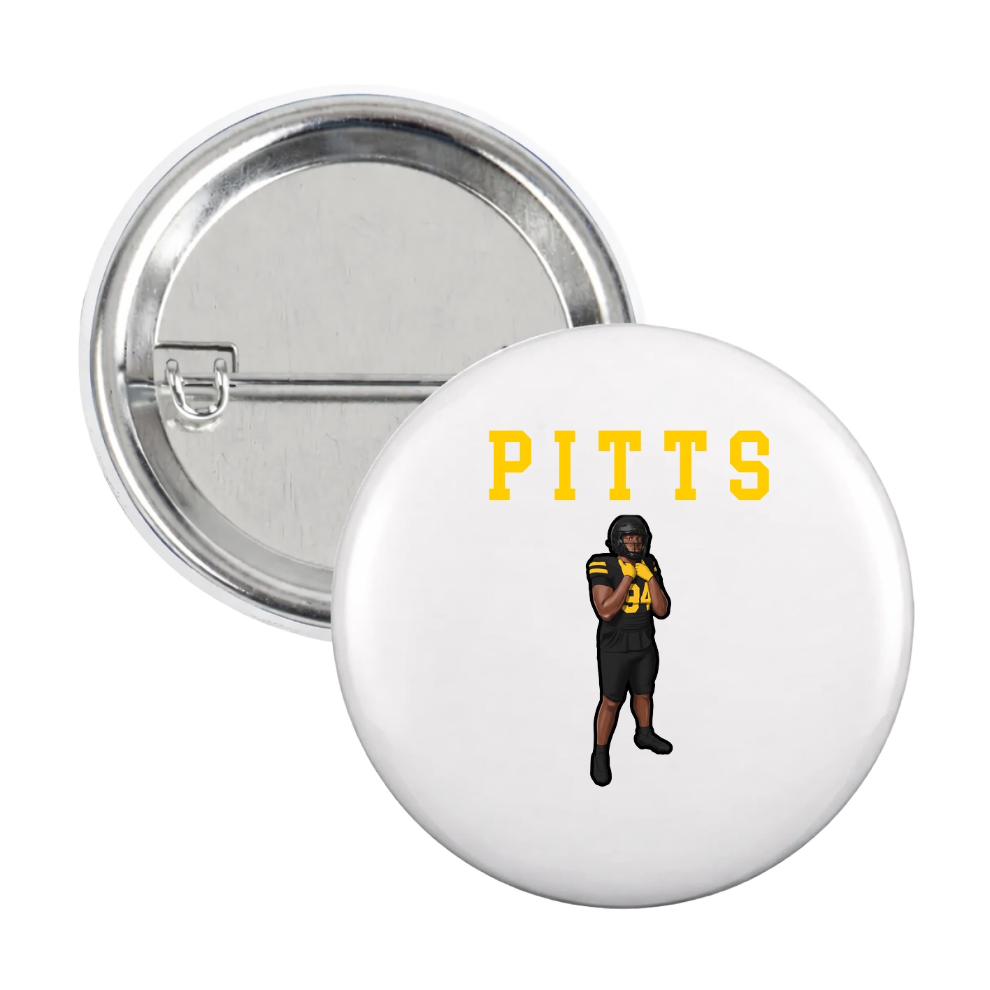 Game Day Button — Shirsey in White