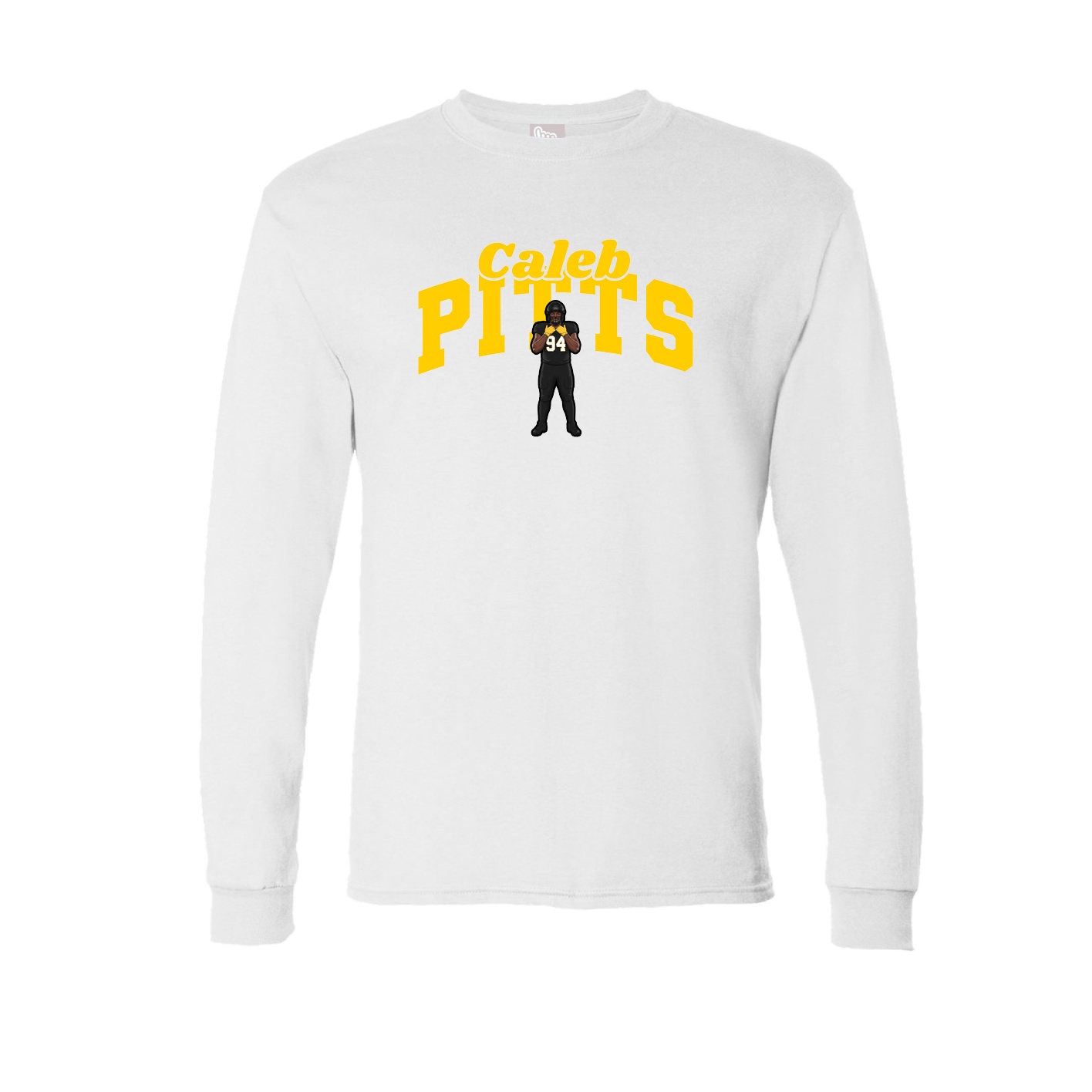 Long Sleeve Tee — Signature Arch in White
