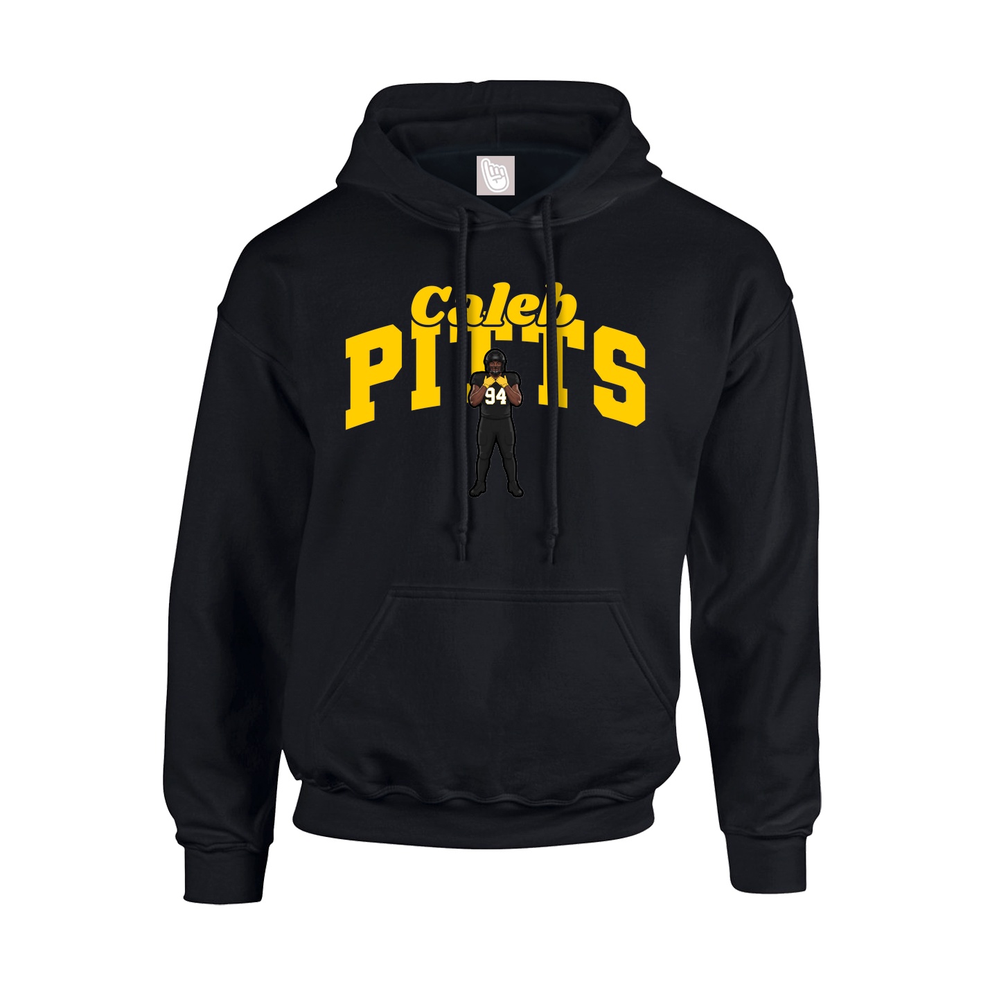 Hoodie — Signature Arch in Black