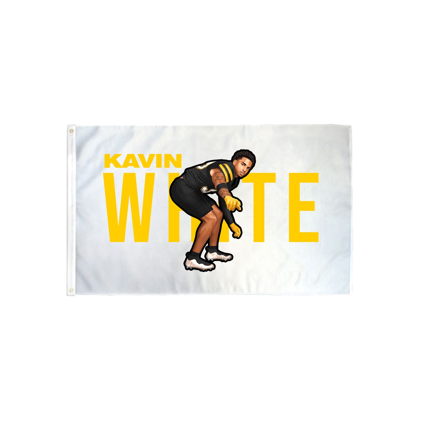 3x5 Flag — Player Name in Classic