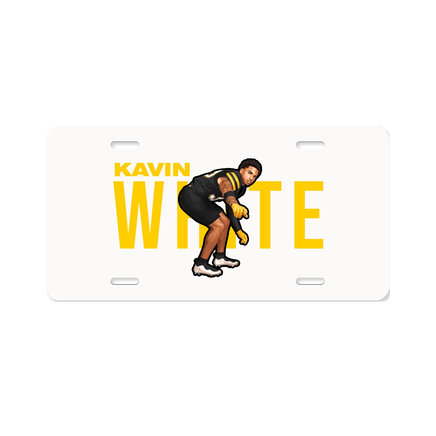 License Plate — Player Name in Classic