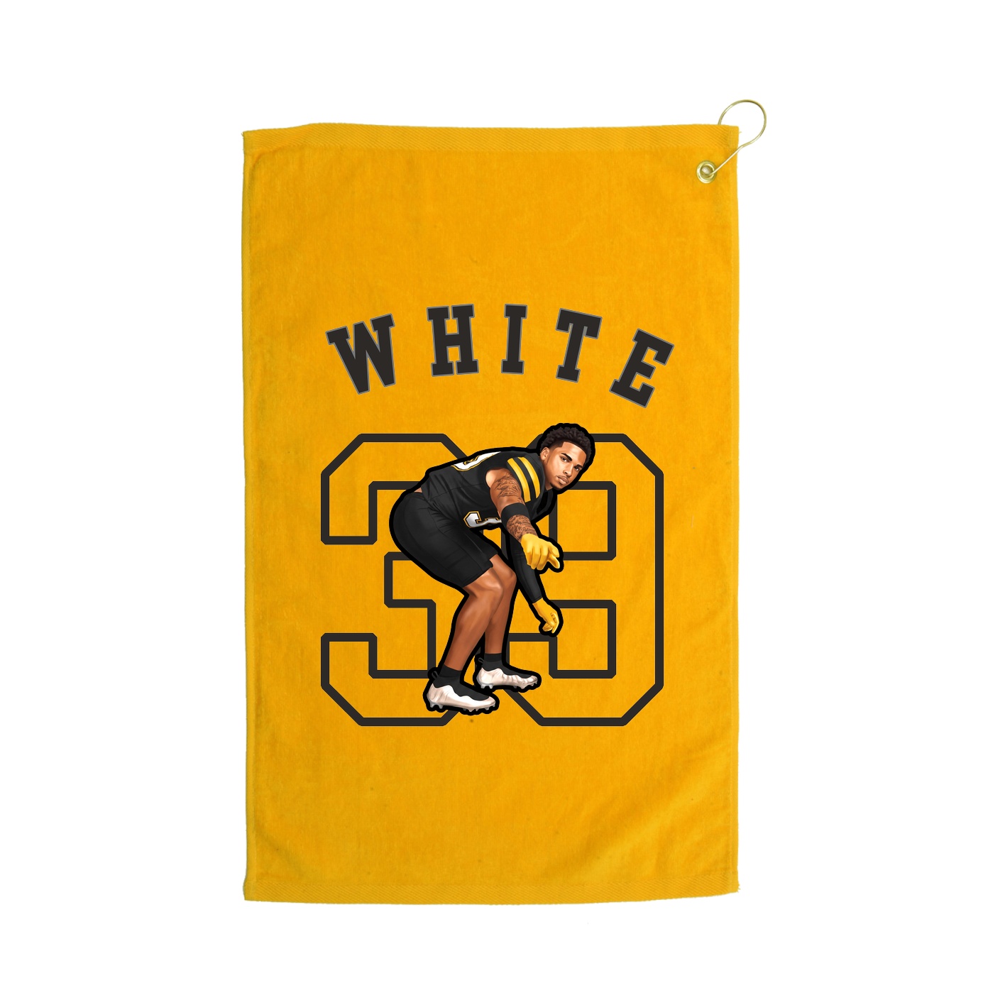 Golf Towel — Shirsey Arch in Gold