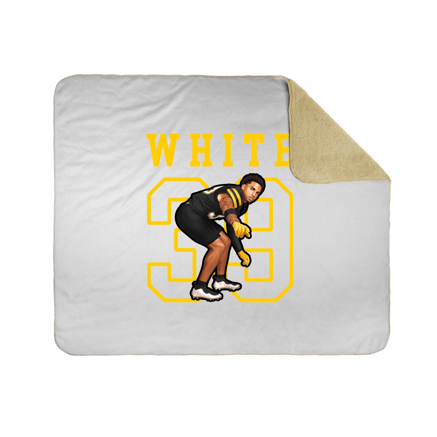 Throw Blanket — Shirsey in White