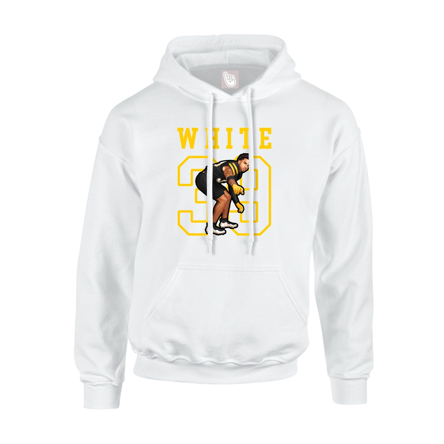 Youth Hoodie — Shirsey in White
