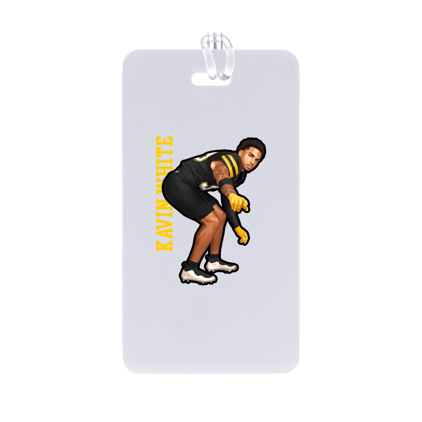 Bag Tag — Name Vertical in Classic