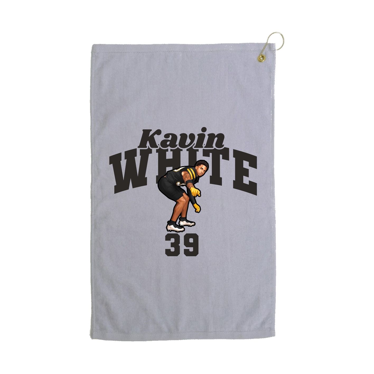Golf Towel — Signature Arch in Grey