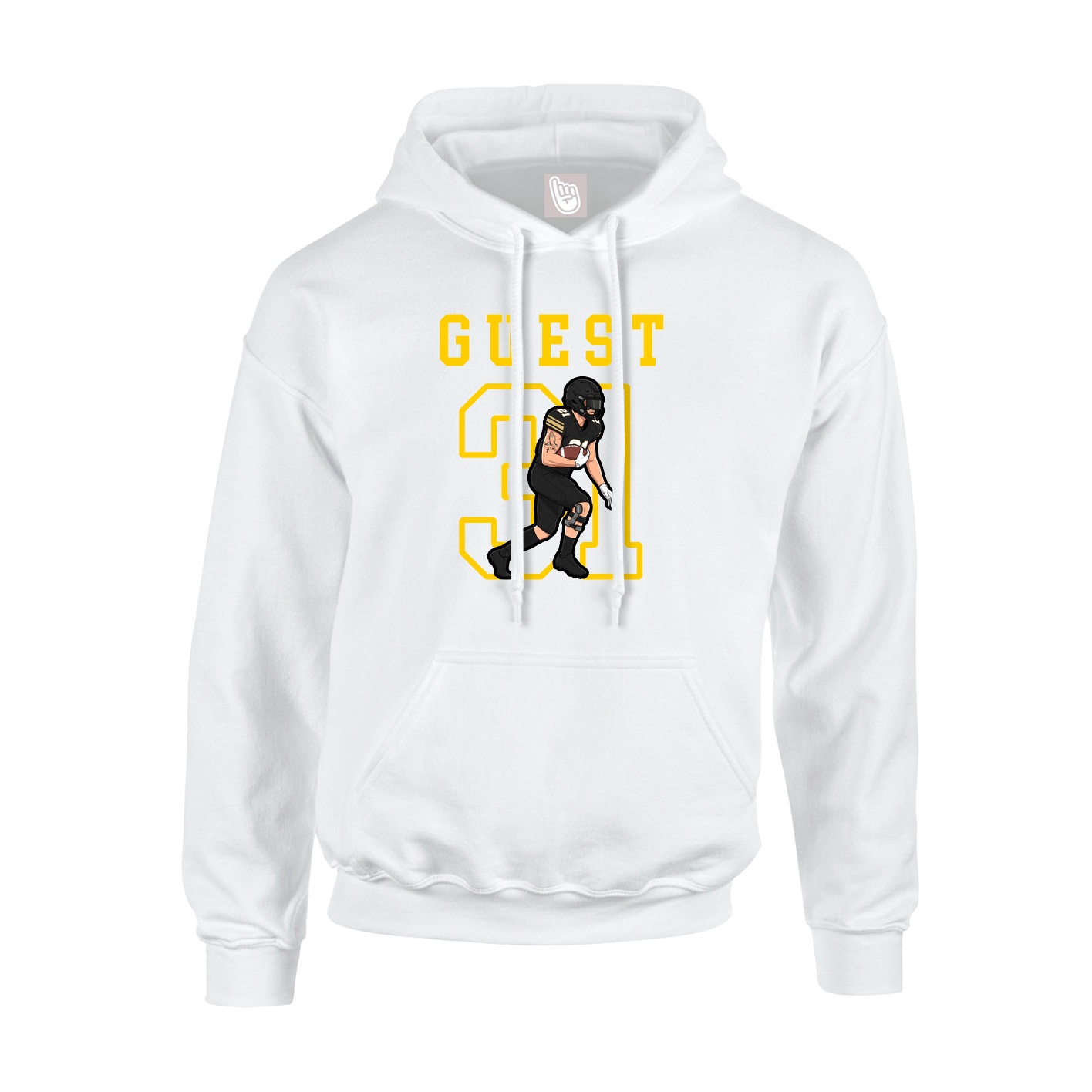 Hoodie — Shirsey in White