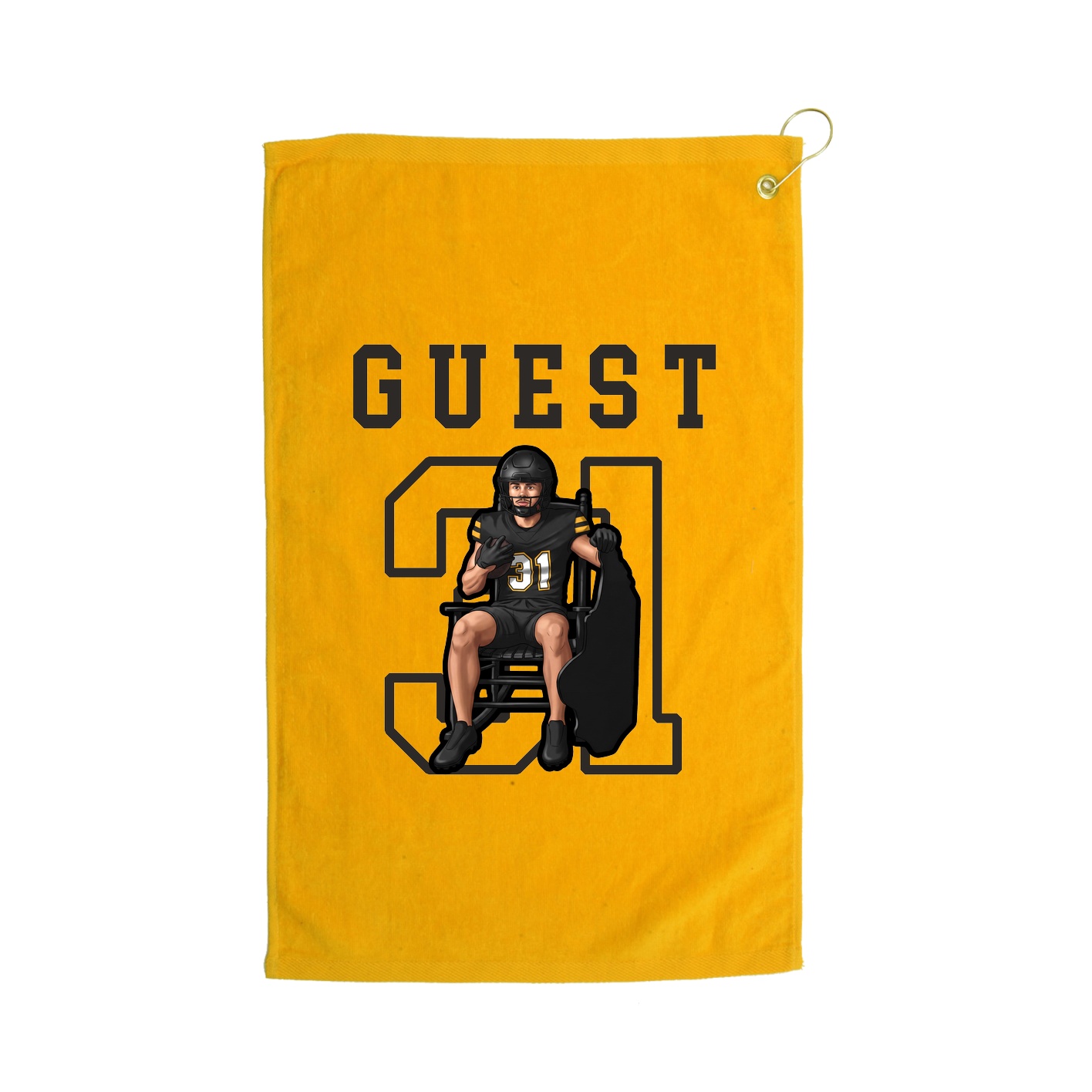 Golf Towel — Shirsey in Gold