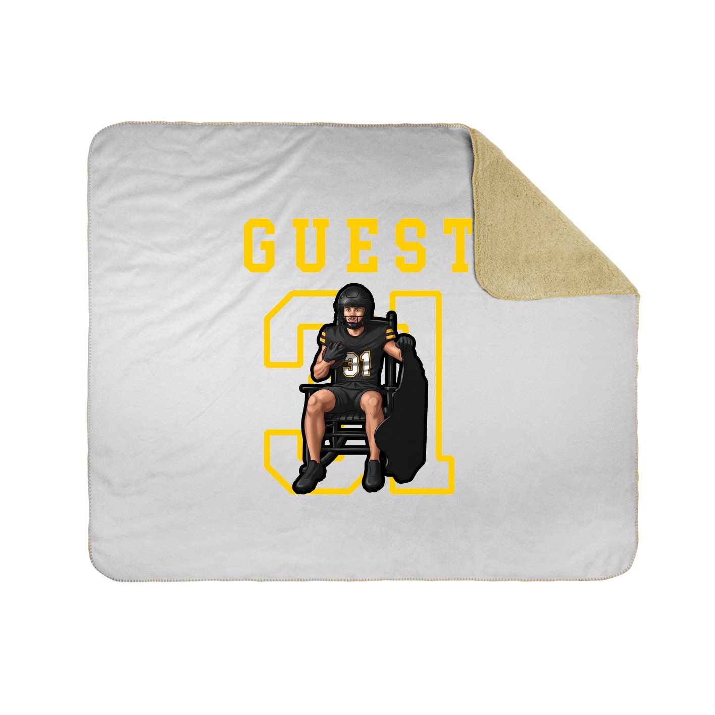 Throw Blanket — Shirsey in White
