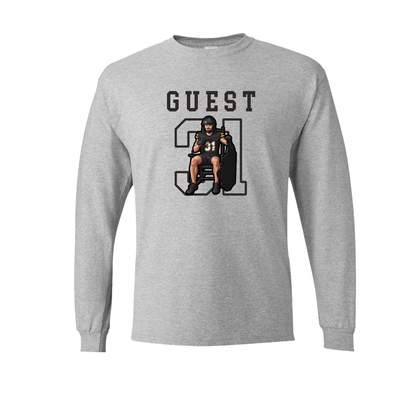 Long Sleeve Tee — Shirsey in Grey
