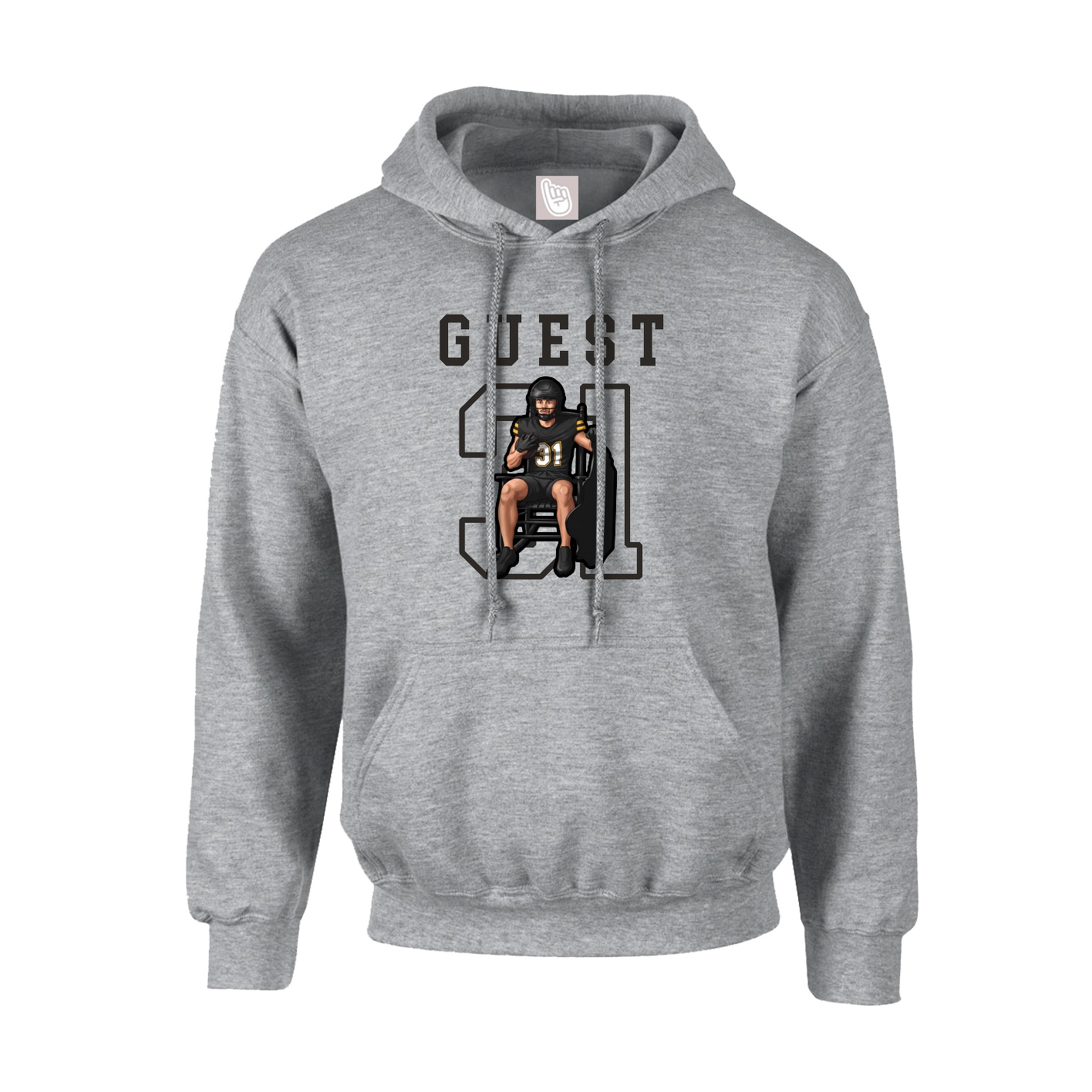 Hoodie — Shirsey in Grey