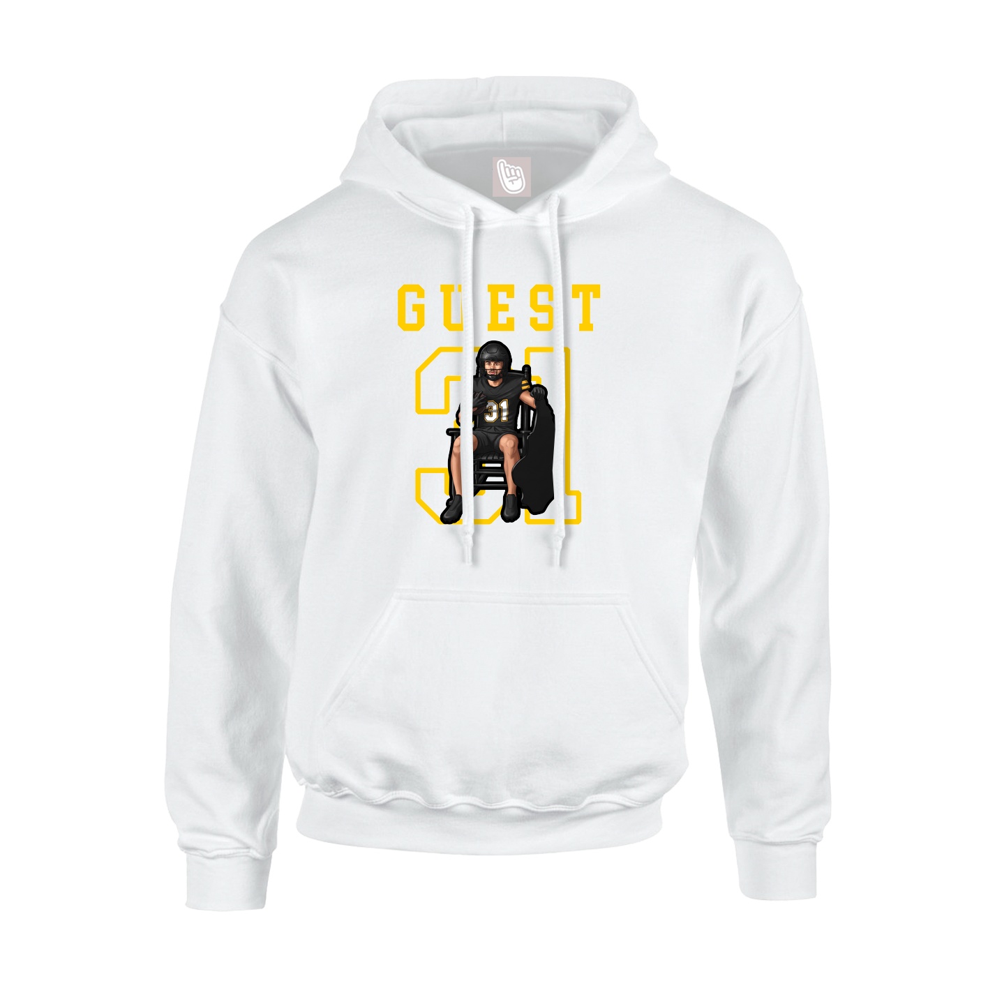 Youth Hoodie — Shirsey in White