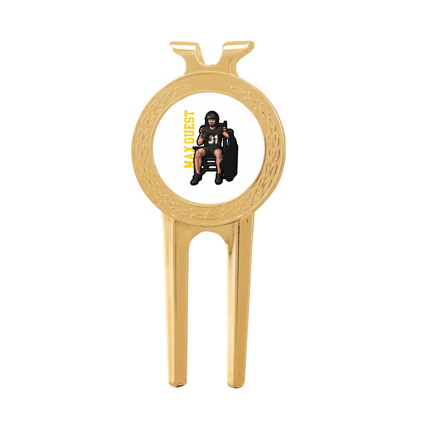 Divot Tool with Ball Marker — Name Vertical in Classic