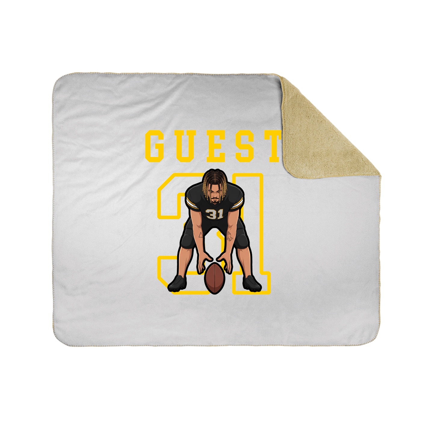 Throw Blanket — Shirsey in White