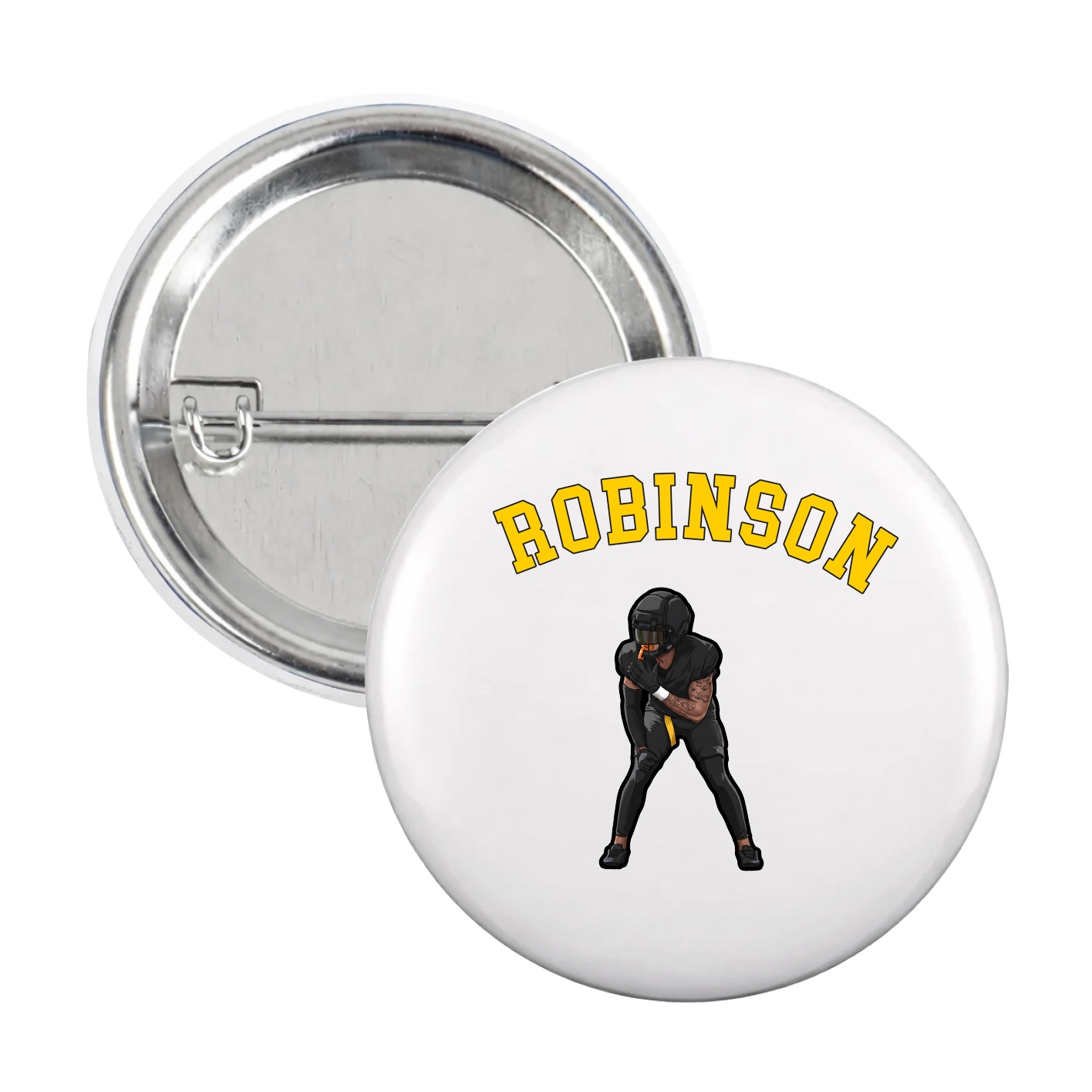Game Day Button — Shirsey Arch in White