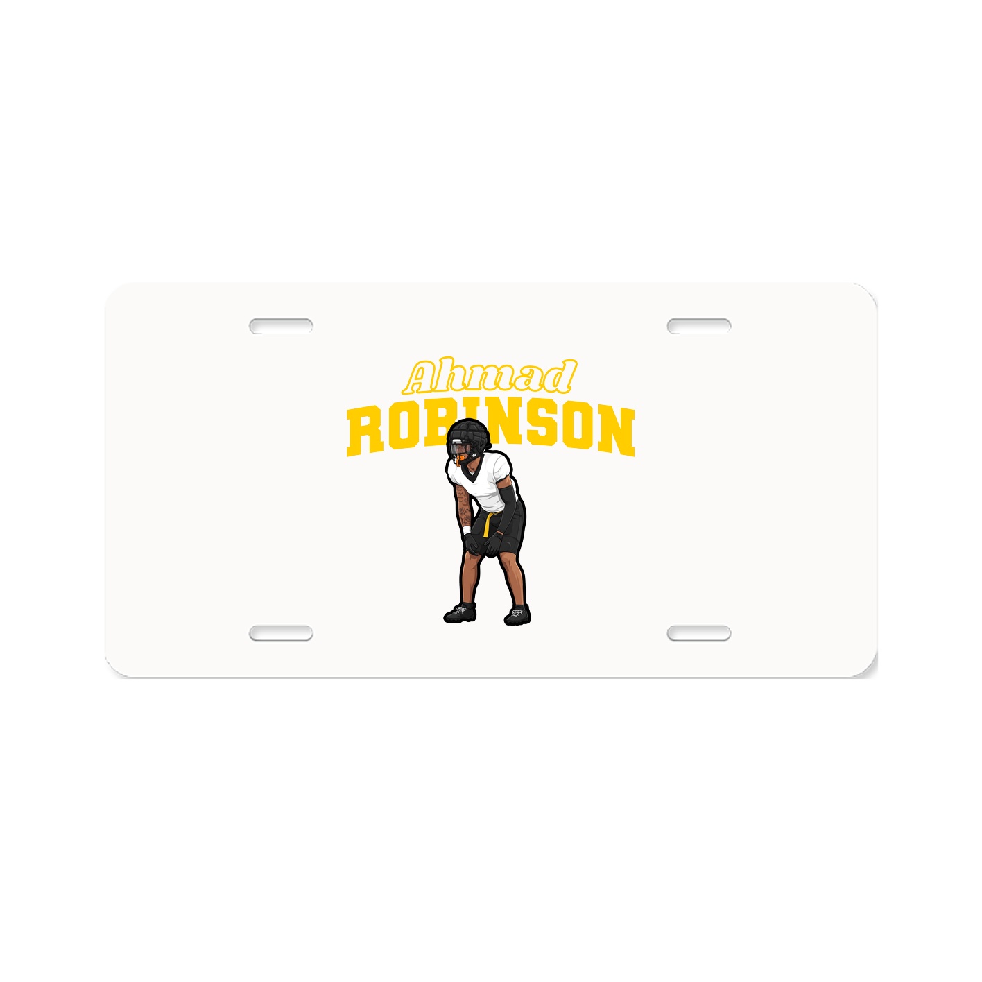 License Plate — Name Arch in Classic
