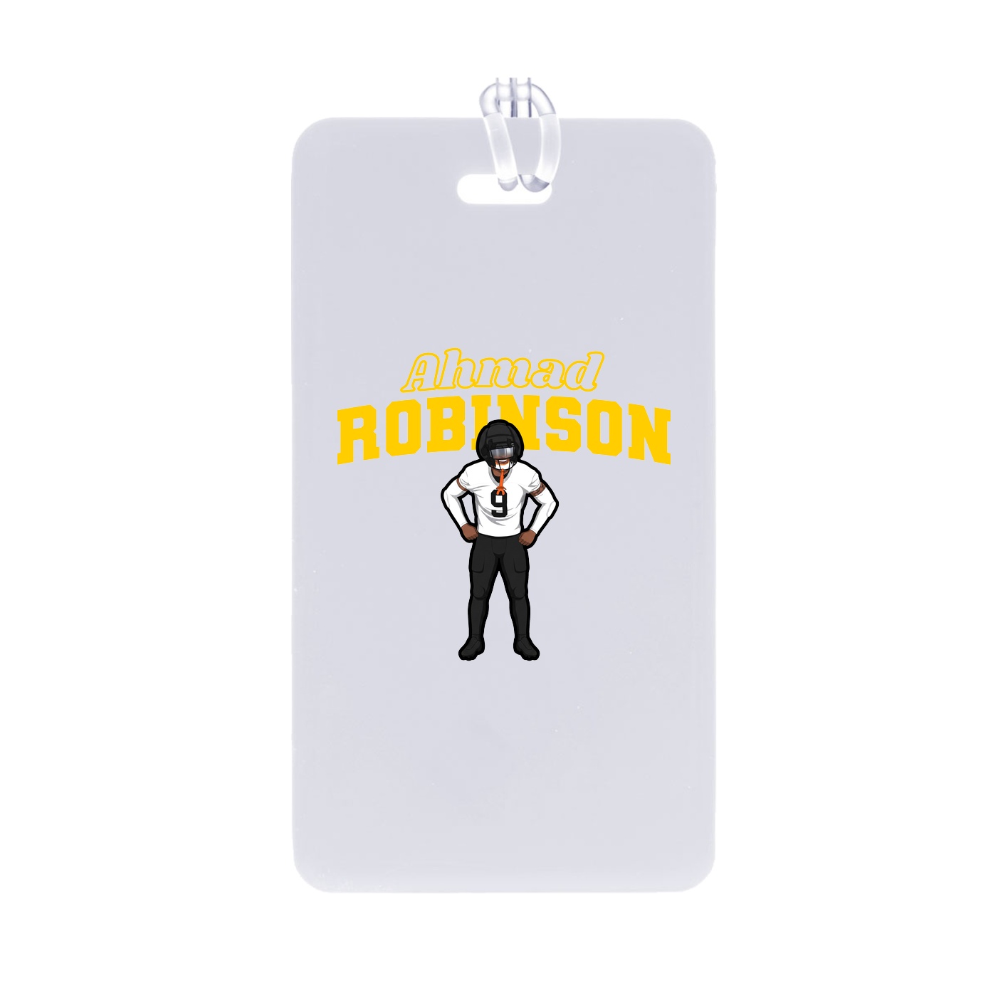 Bag Tag — Name Arch in Classic