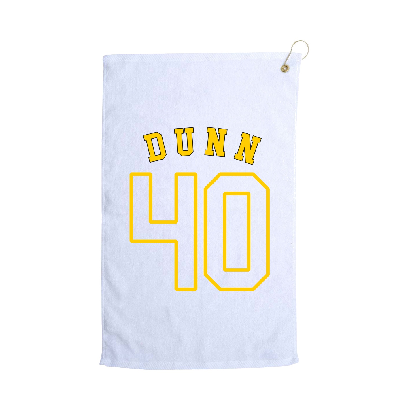 Golf Towel — Shirsey Arch in White