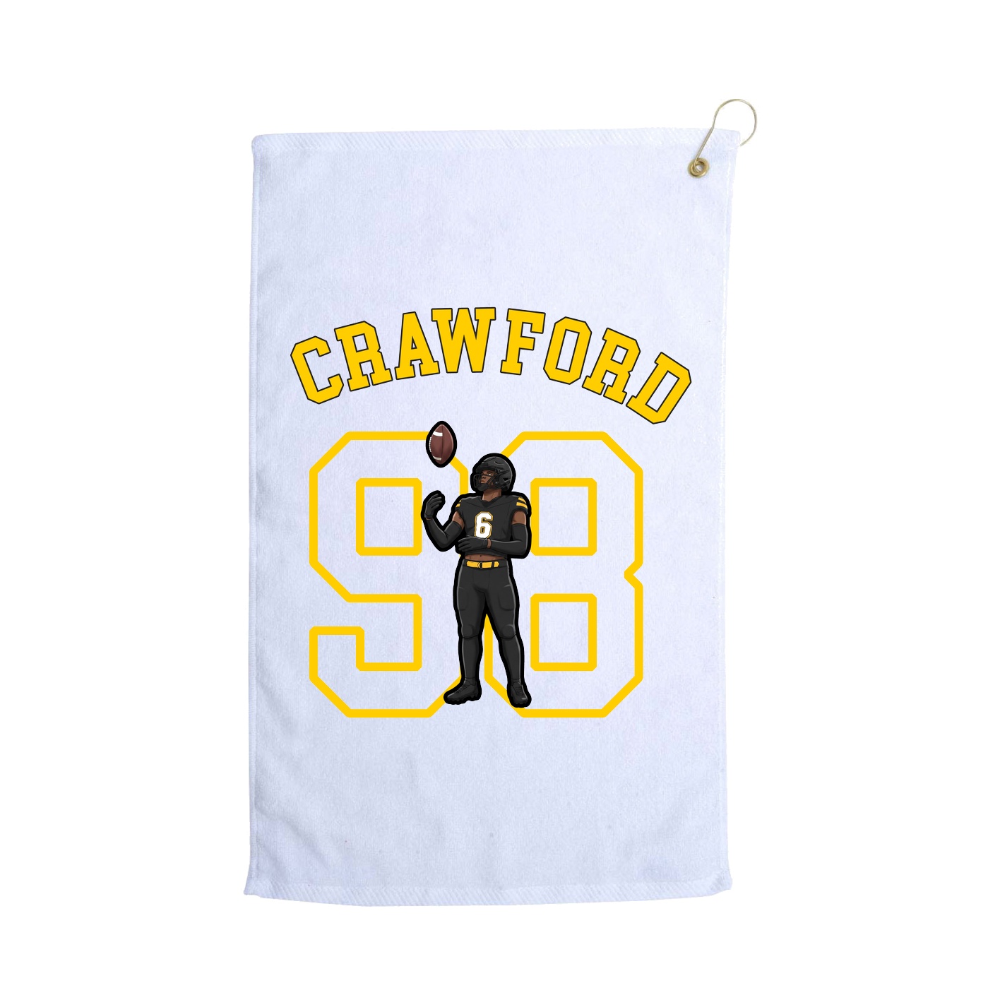 Golf Towel — Shirsey Arch in White